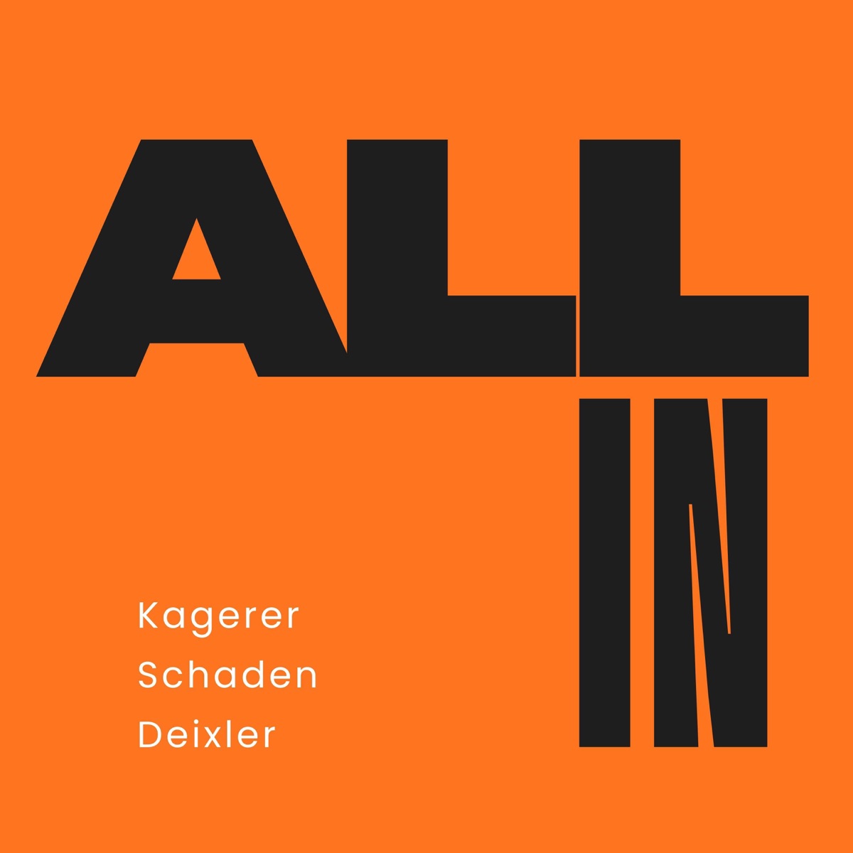 All In by Volker Kagerer, Franz Schaden & Rainer Deixler album cover