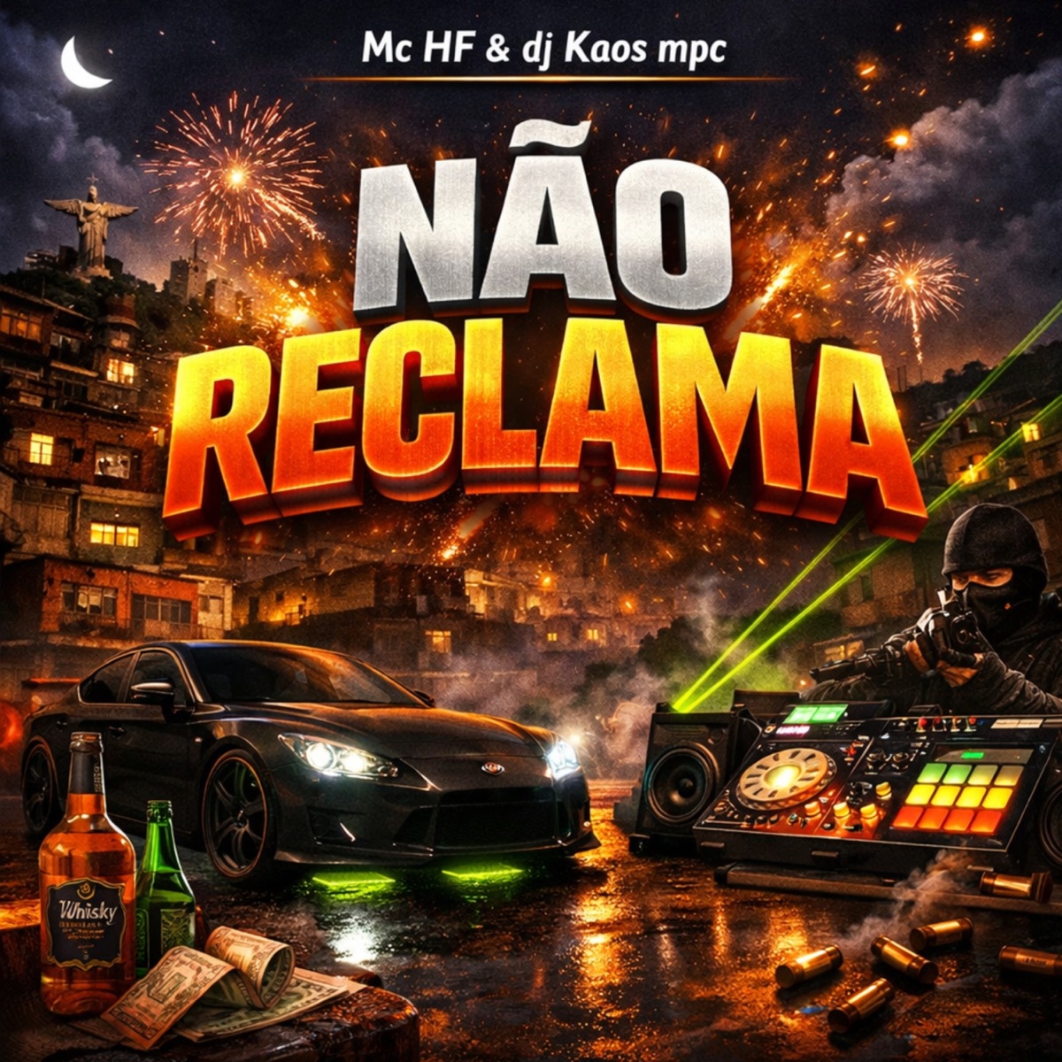 Não reclama (feat. Dj Kaos MPC) - Single by MC HF album cover