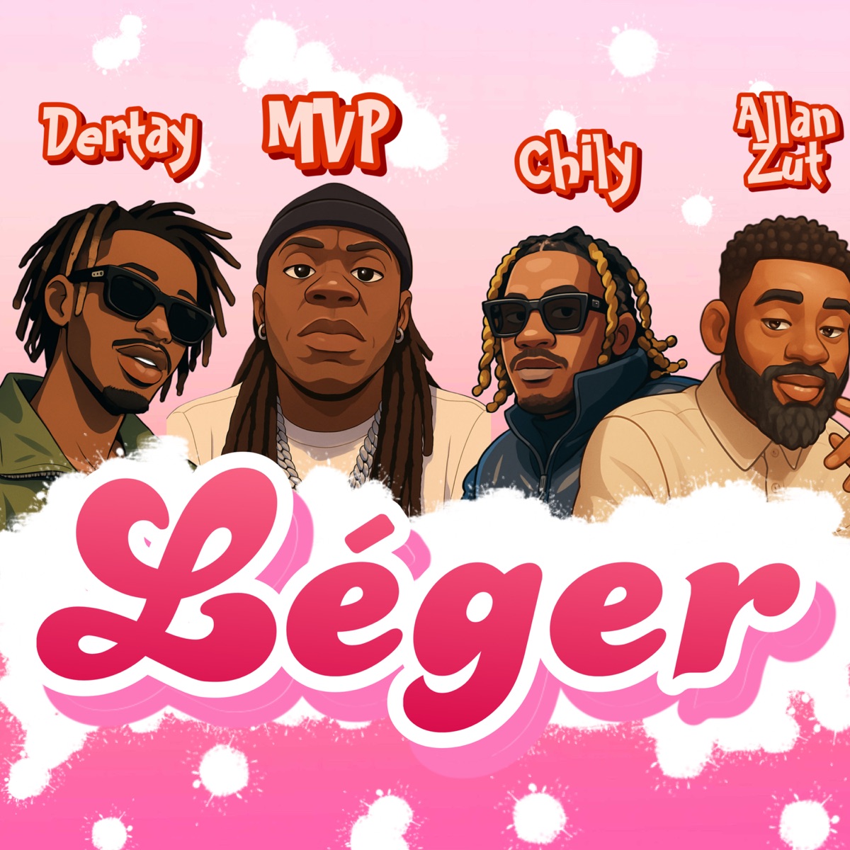 Léger - Single by MVP, Chily, Dertay & Allan Zut album cover