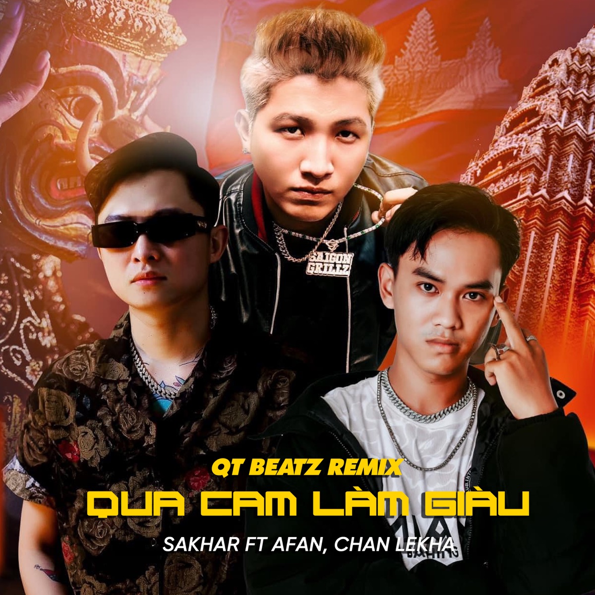 Qua Cam Làm Giàu (QT Beatz Remix) [feat. Sakhar, Afan & Chan Lekha] - Single by QT Beatz album cover
