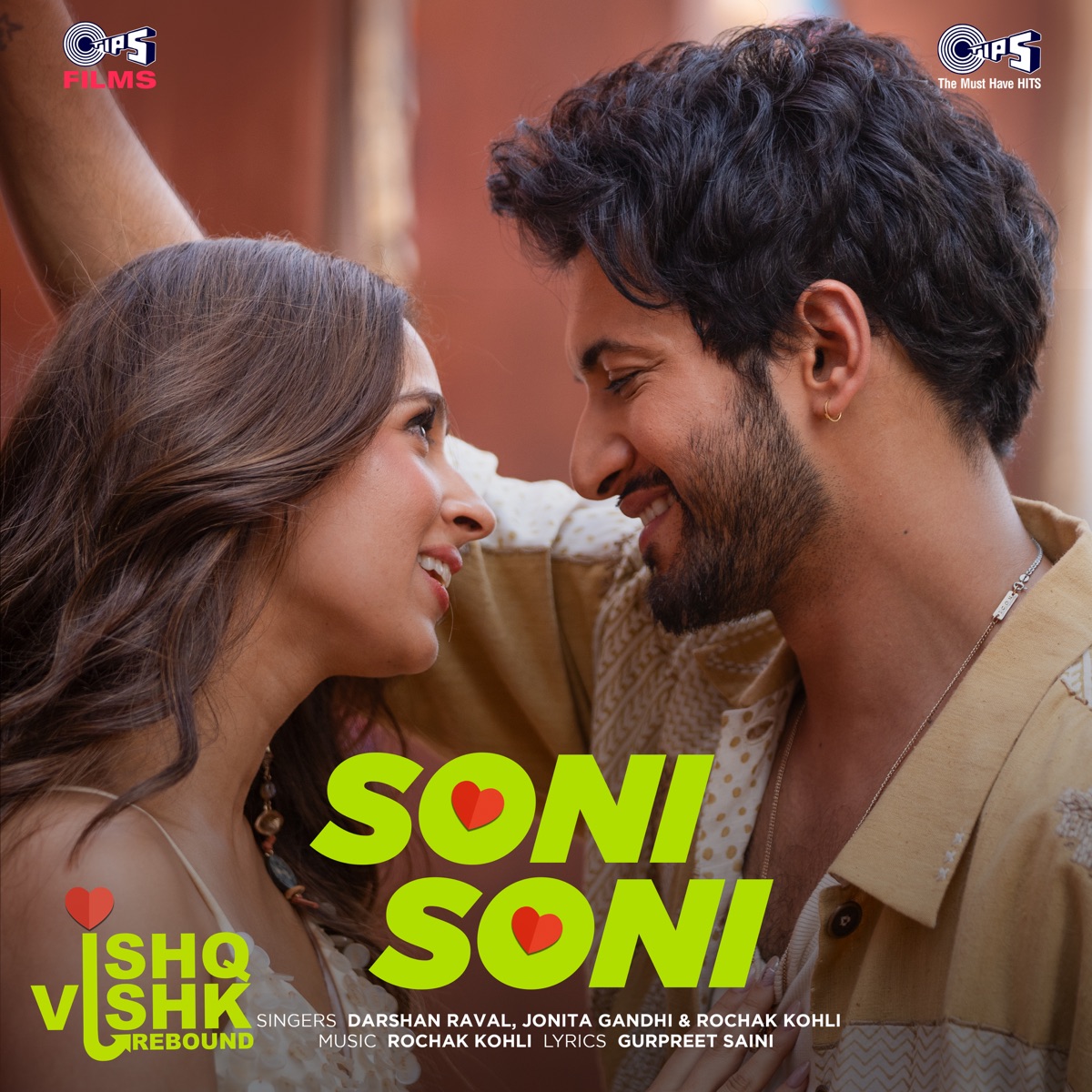 Soni Soni (From "Ishq Vishk Rebound") - Single by Rochak Kohli, Darshan Raval & Jonita Gandhi album cover