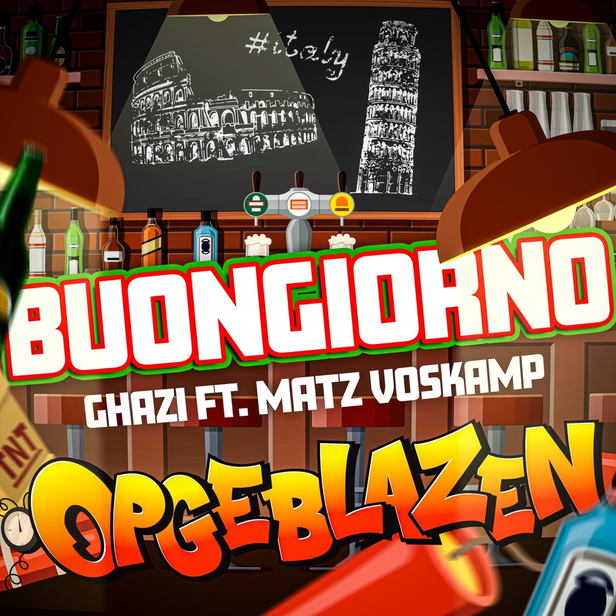 Buongiorno (feat. Matz Voskamp) - Single by Opgeblazen & Ghazi album cover