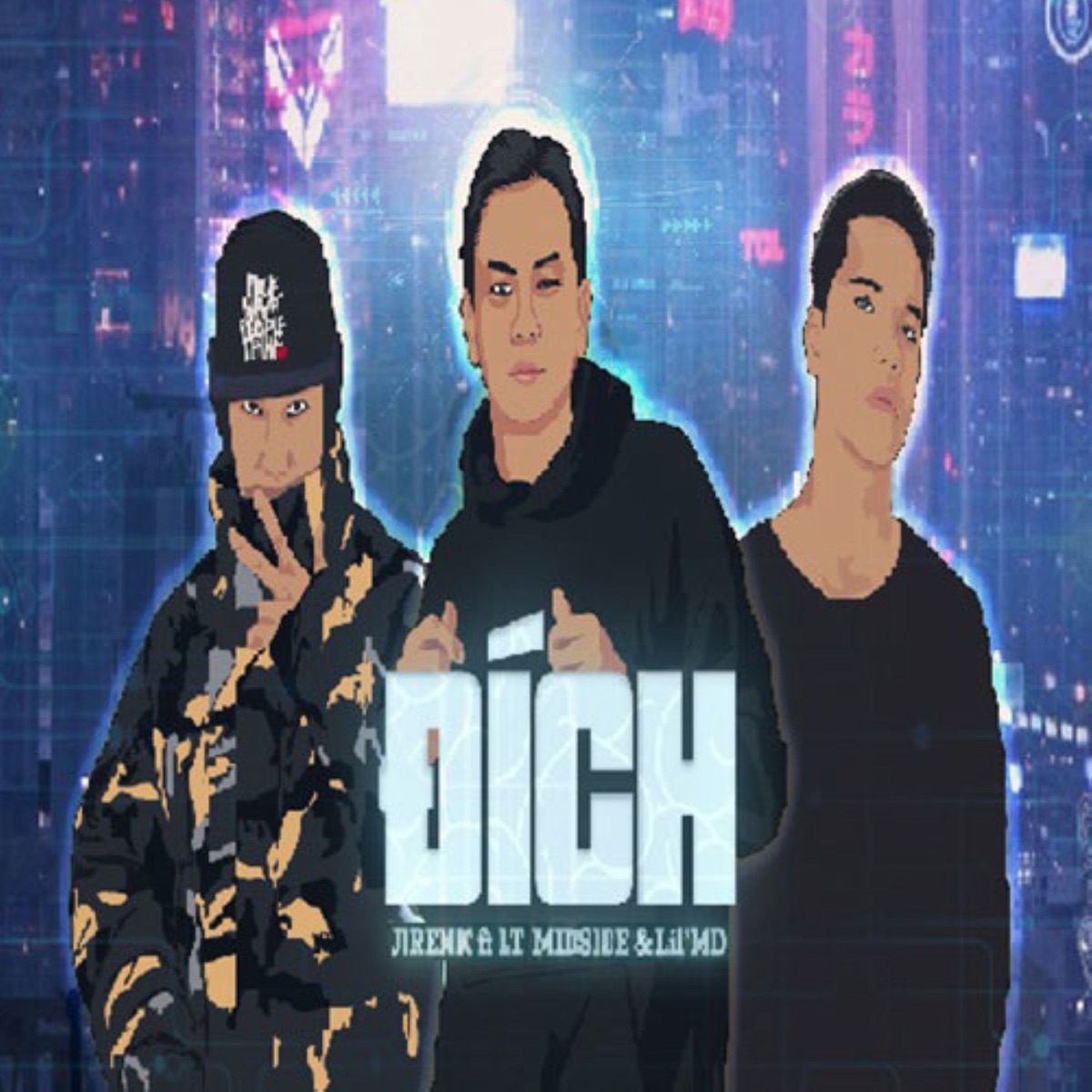 Đích - Single by Jiren K, Lil Md & LT Midside album cover