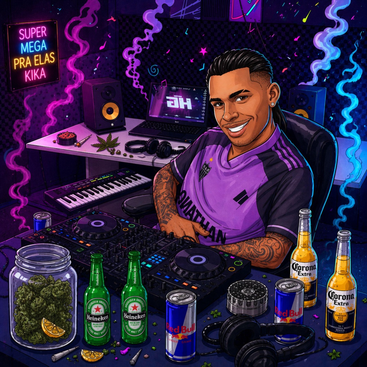 Super Mega Pra Elas Kika - Single by DJ H.G & Mc Magrinho album cover