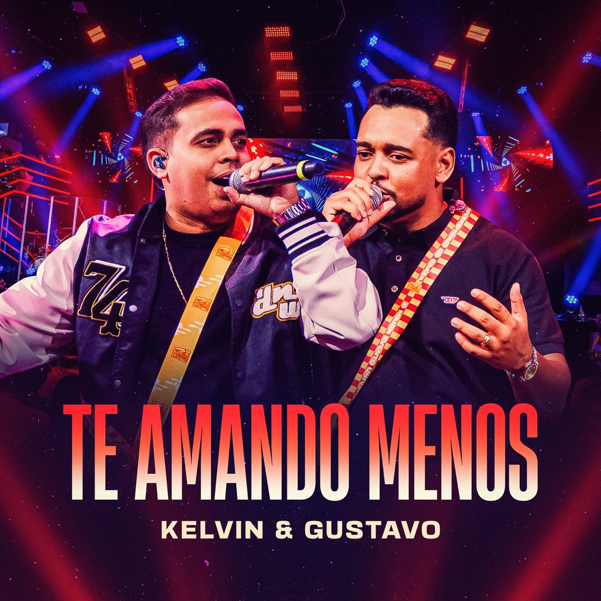 Te Amando Menos (Ao Vivo) - Single by Open Mé & Kelvin e Gustavo album cover