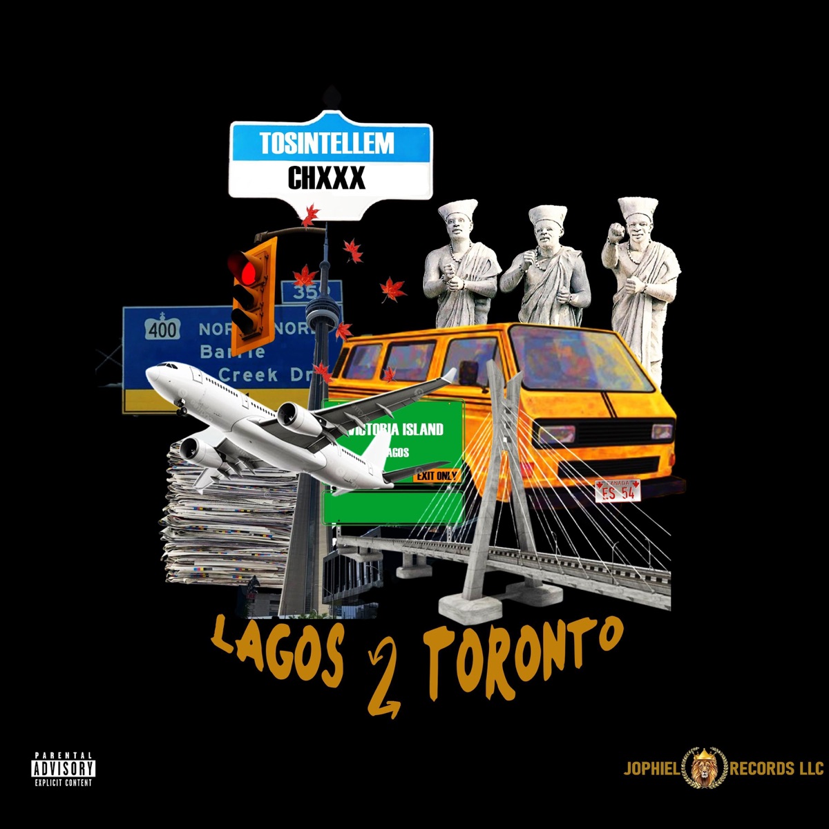 LAGOS 2 TORONTO - Single by tosintellEM & CHXXX album cover