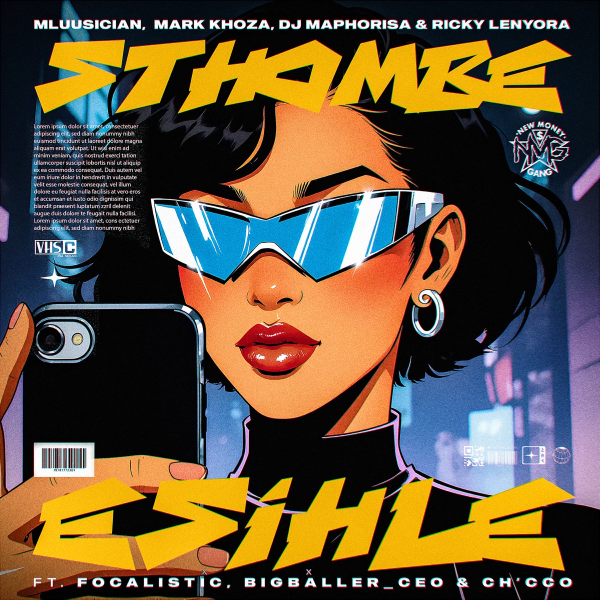 Sthombe Esihle (feat. Focalistic, BigBaller_Ceo & Ch'cco) - Single by Mluusician, Mark Khoza, DJ Maphorisa & Ricky Lenyora album cover