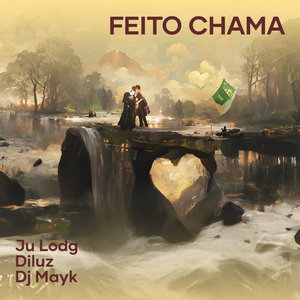 Feito Chama - Single by Ju Lodg, Diluz & Dj Mayk album cover