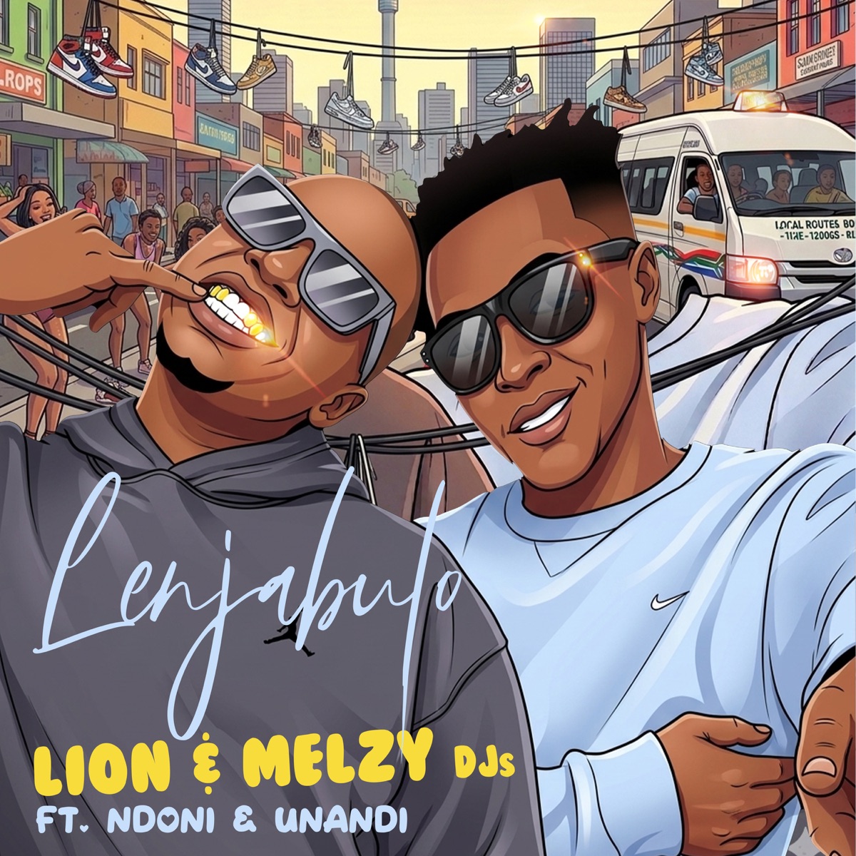 Lenjabulo (feat. Ndoni & Unandi) - Single by Lion & Melzy DJ's album cover