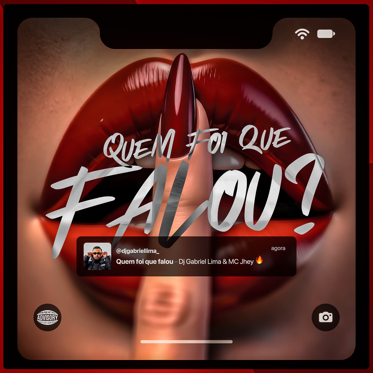 Quem Foi Que Falou - Single by DJ Gabriel Lima & Mc Jhey album cover