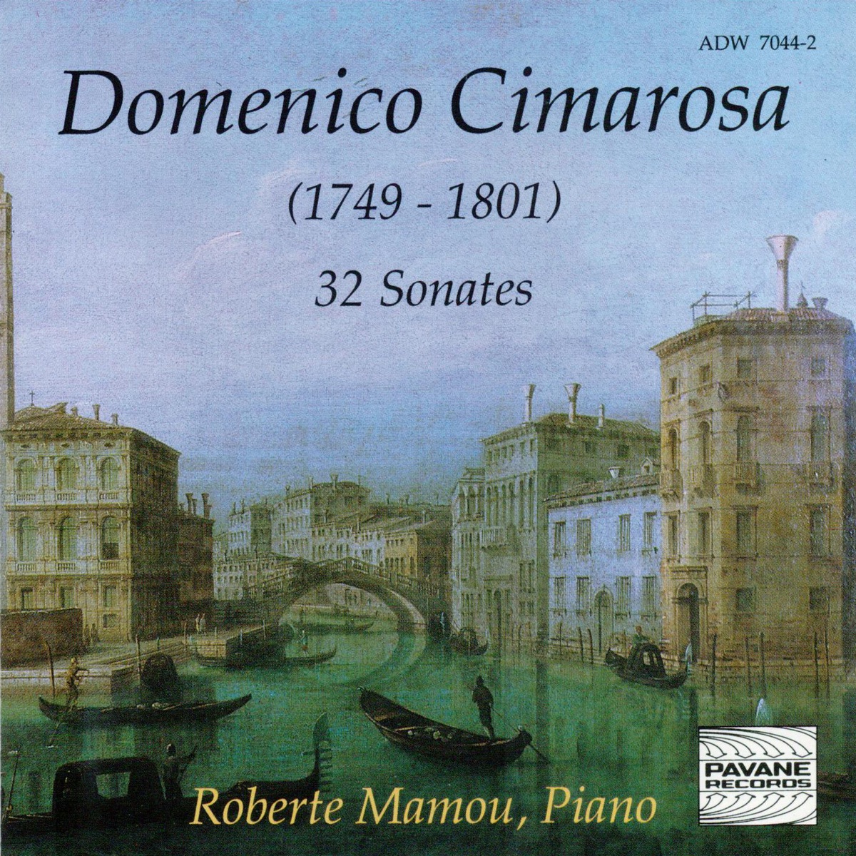 Cimarosa: 32 sonates by Roberte Mamou album cover