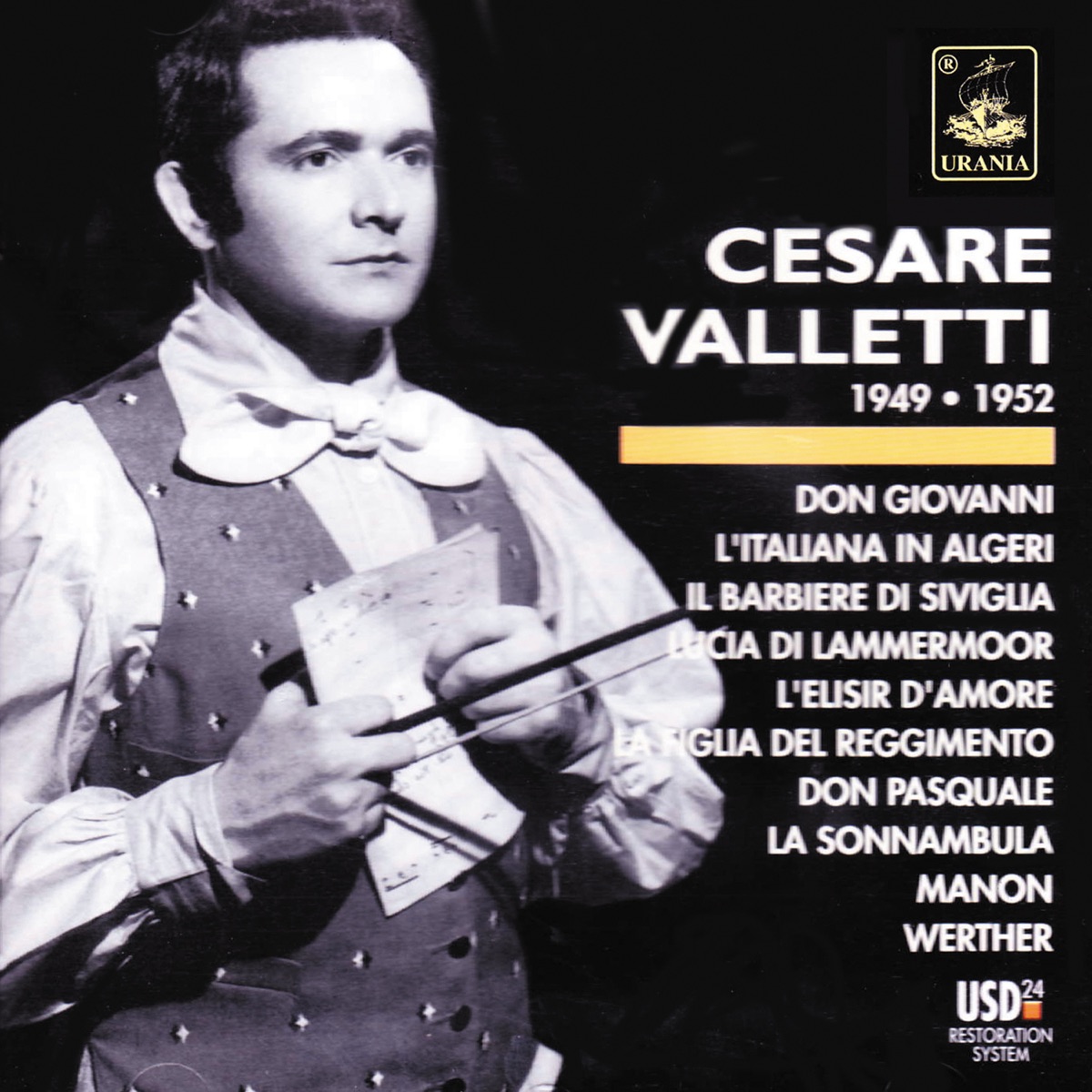 Valletti: 1949-1952 by Cesare Valletti, Orchestra Sinfonica Di Roma Della RAI, Orchestra Sinfonica di Milano della RAI, Orchestra Sinfonica di Torino della RAI, Arturo Basile, Gianandrea Gavazzeni & Mario Rossi album cover