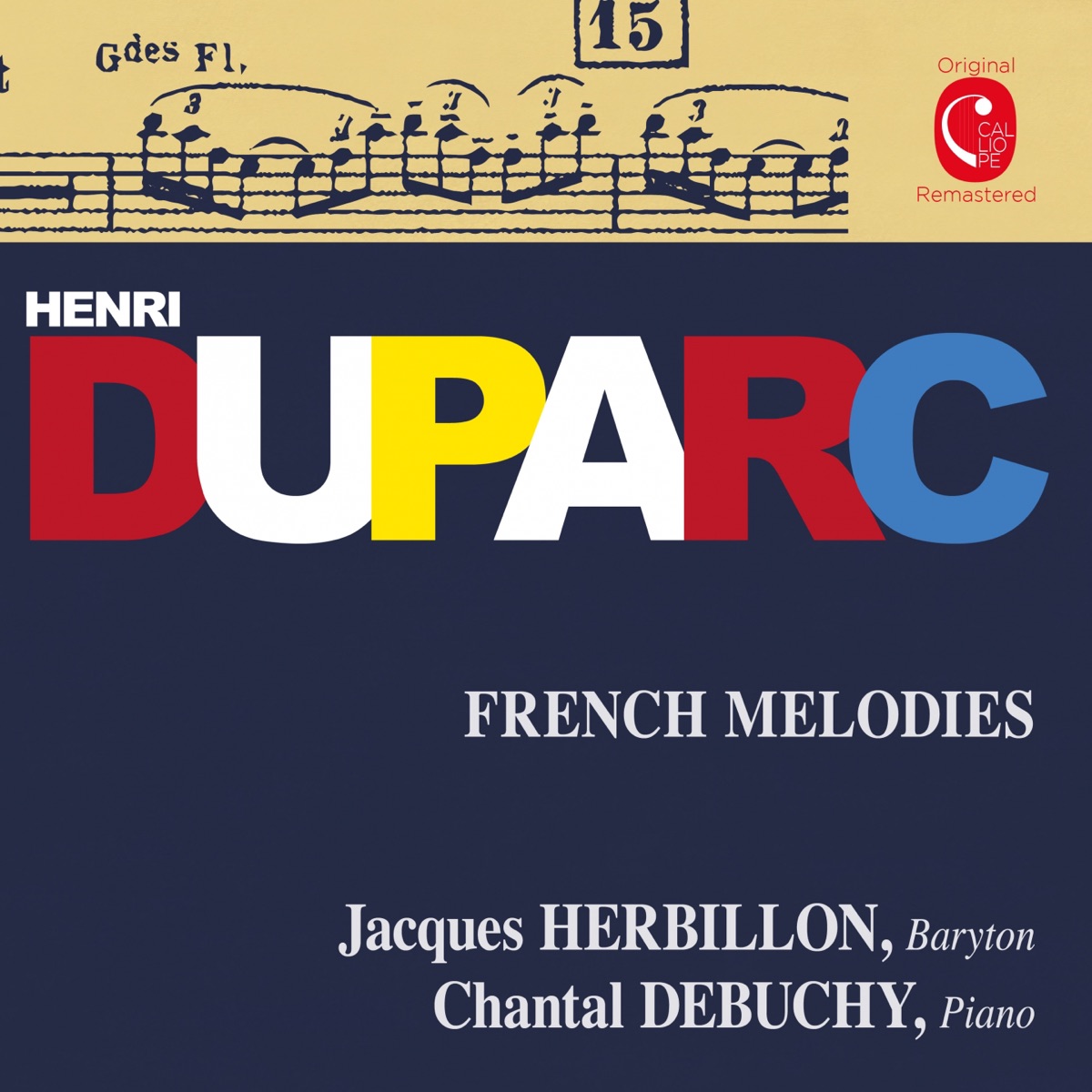 Duparc: Mélodies françaises by Jacques Herbillon & Chantal Debuchy album cover