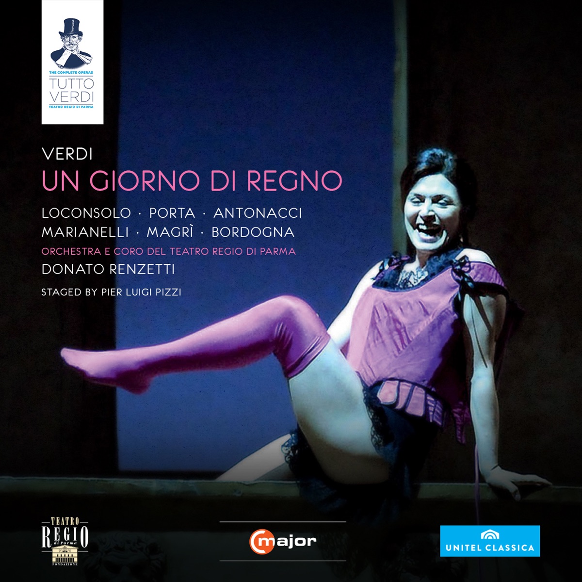 Verdi: Un giorno di regno by Alessandra Marianelli, Guido Loconsolo, Anna Caterina Antonacci, Andrea Porta, Orchestra del Teatro Regio di Parma & Donato Renzetti album cover