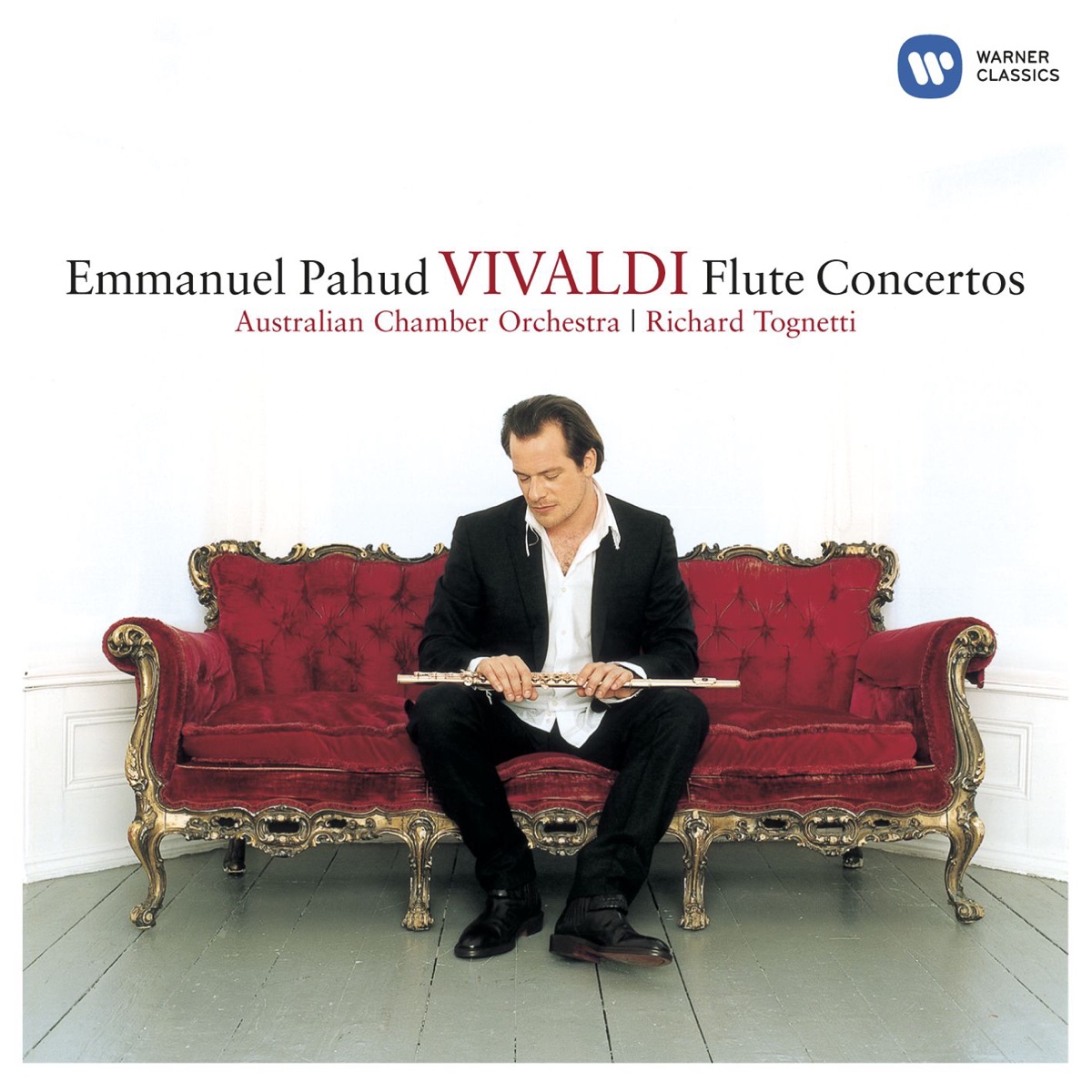 Vivaldi: Flute Concertos by Australian Chamber Orchestra, Emmanuel Pahud & Richard Tognetti album cover