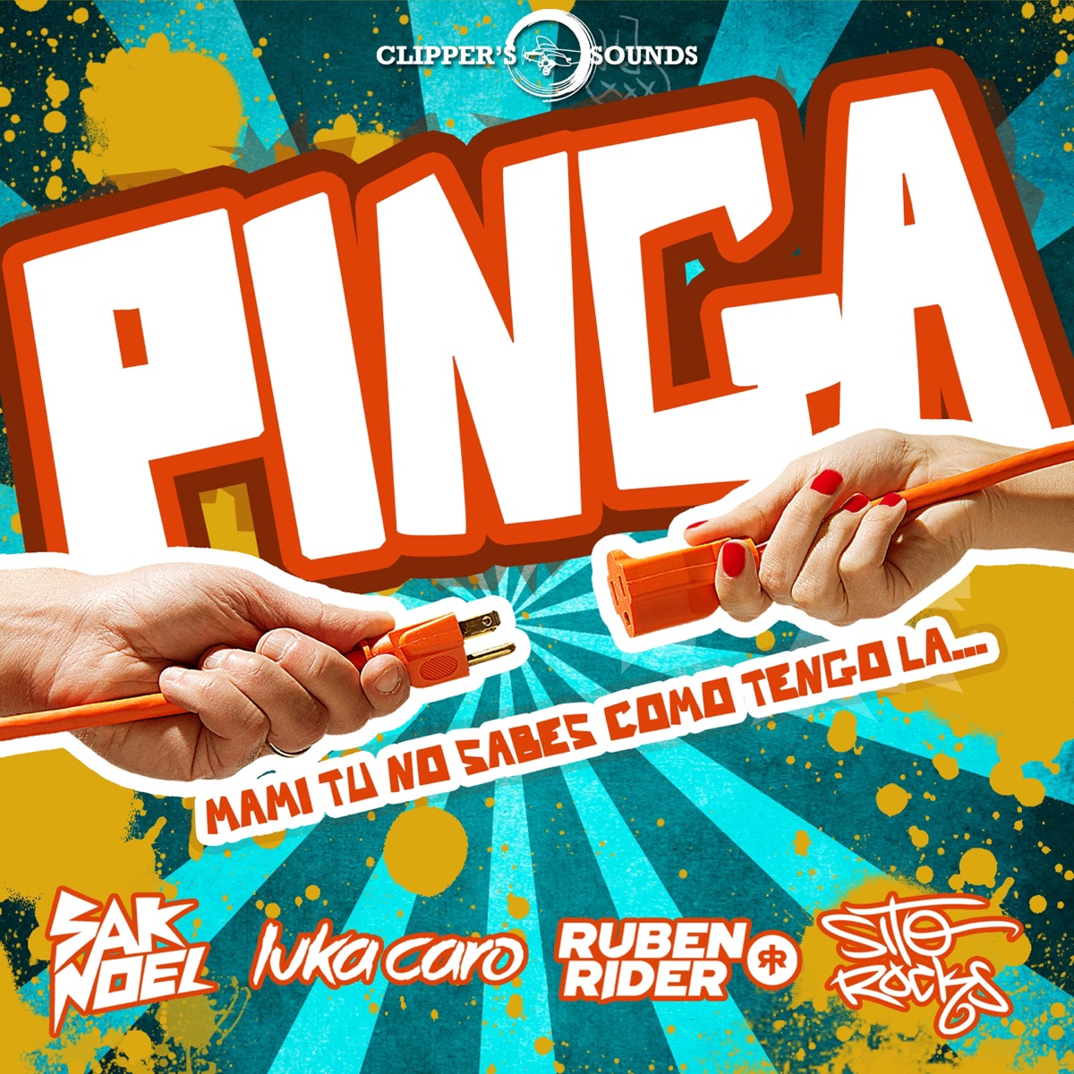 Pinga (feat. Sito Rocks) - Single by Sak Noel, Luka Caro & Ruben Rider album cover
