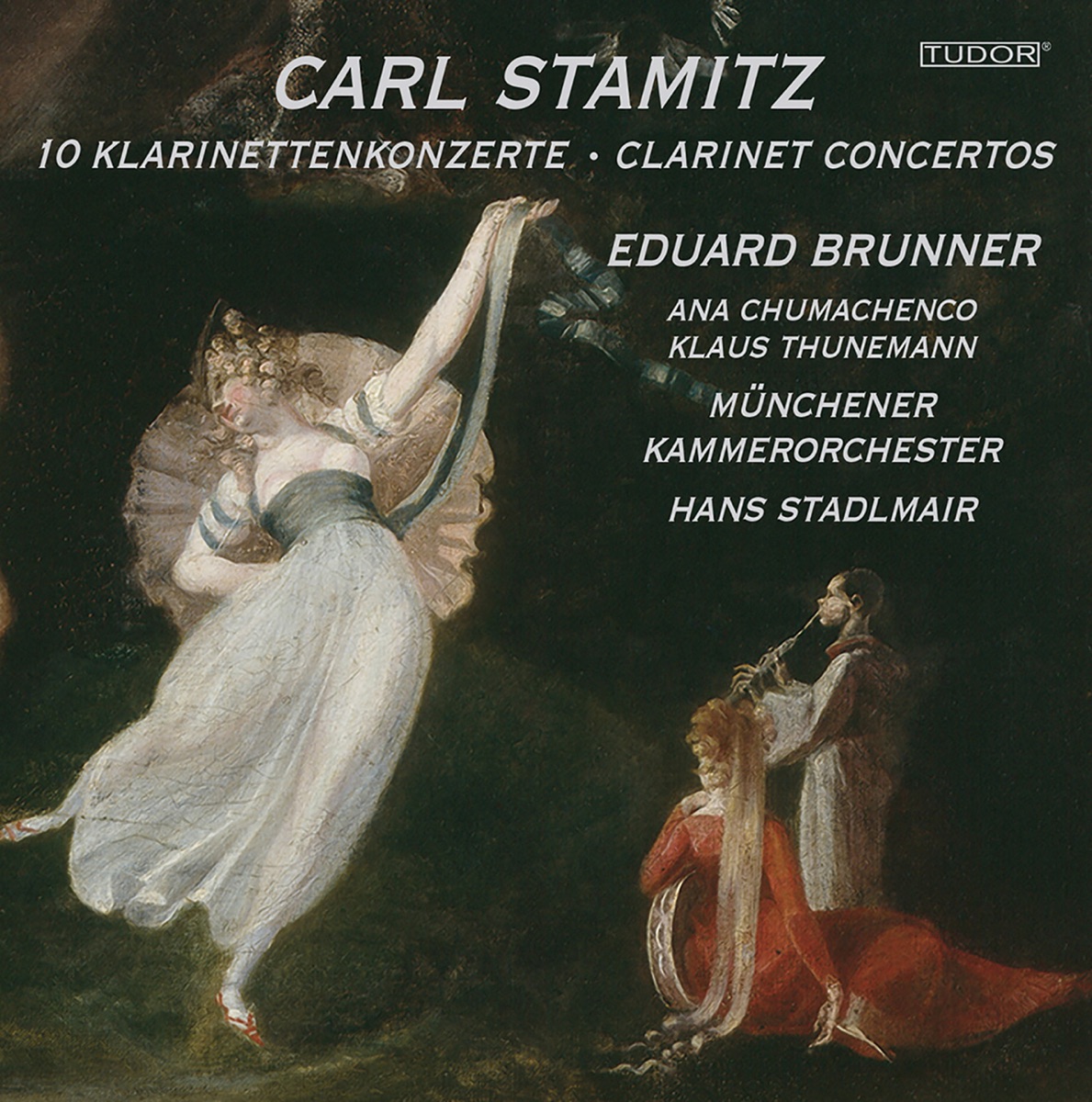 Stamitz: Clarinet Concertos by Eduard Brunner, Munich Chamber Orchestra & Hans Stadlmair album cover