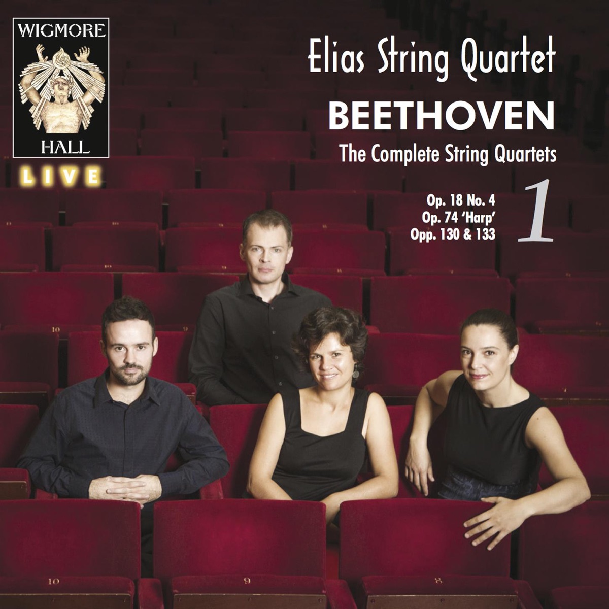 Beethoven String Quartets – Volume 1 - Wigmore Hall Live by Elias String Quartet album cover