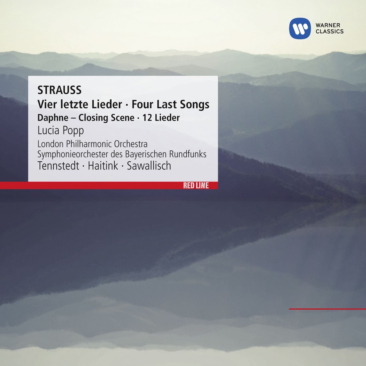 Strauss: Vier letzte Lieder - Four Last Songs [Daphne - Closing Scene - 12 Lieder] (Daphne - Closing Scene - 12 Lieder) by Brigitte Fassbaender, Edda Moser, Heinz Wallberg, Henryk Czyż, Klaus Tennstedt & Nicolai Gedda album cover