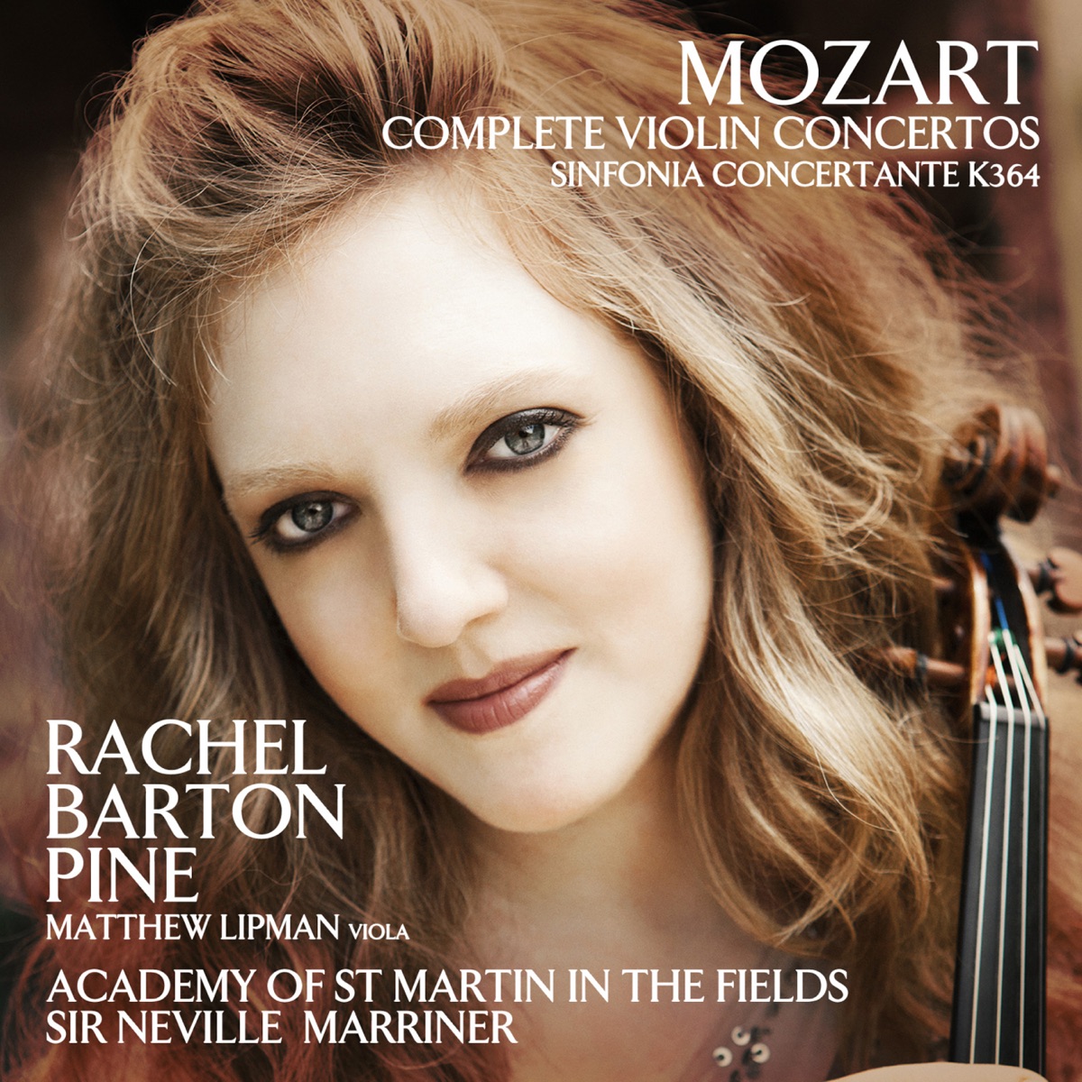 Mozart: Complete Violin Concertos & Sinfonia concertante by Academy of St Martin in the Fields, Sir Neville Marriner & Rachel Barton Pine album cover