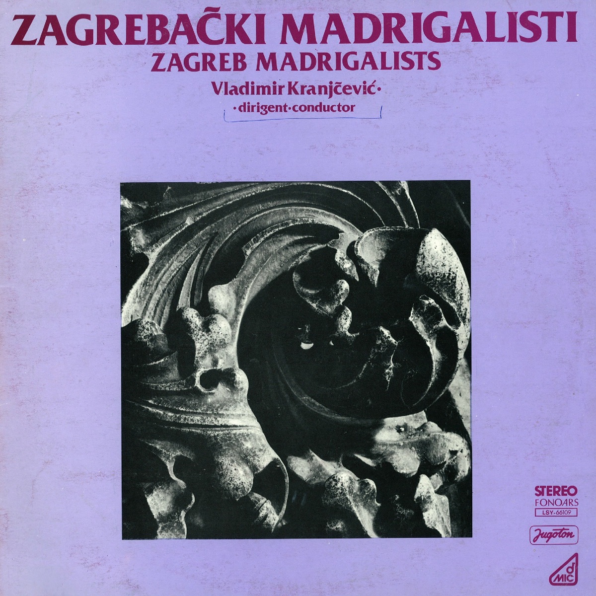 Hrvatsko vokalno višeglasje 16. stoljeća by Zagrebački Madrigalisti & Vladimir Kranjčević album cover