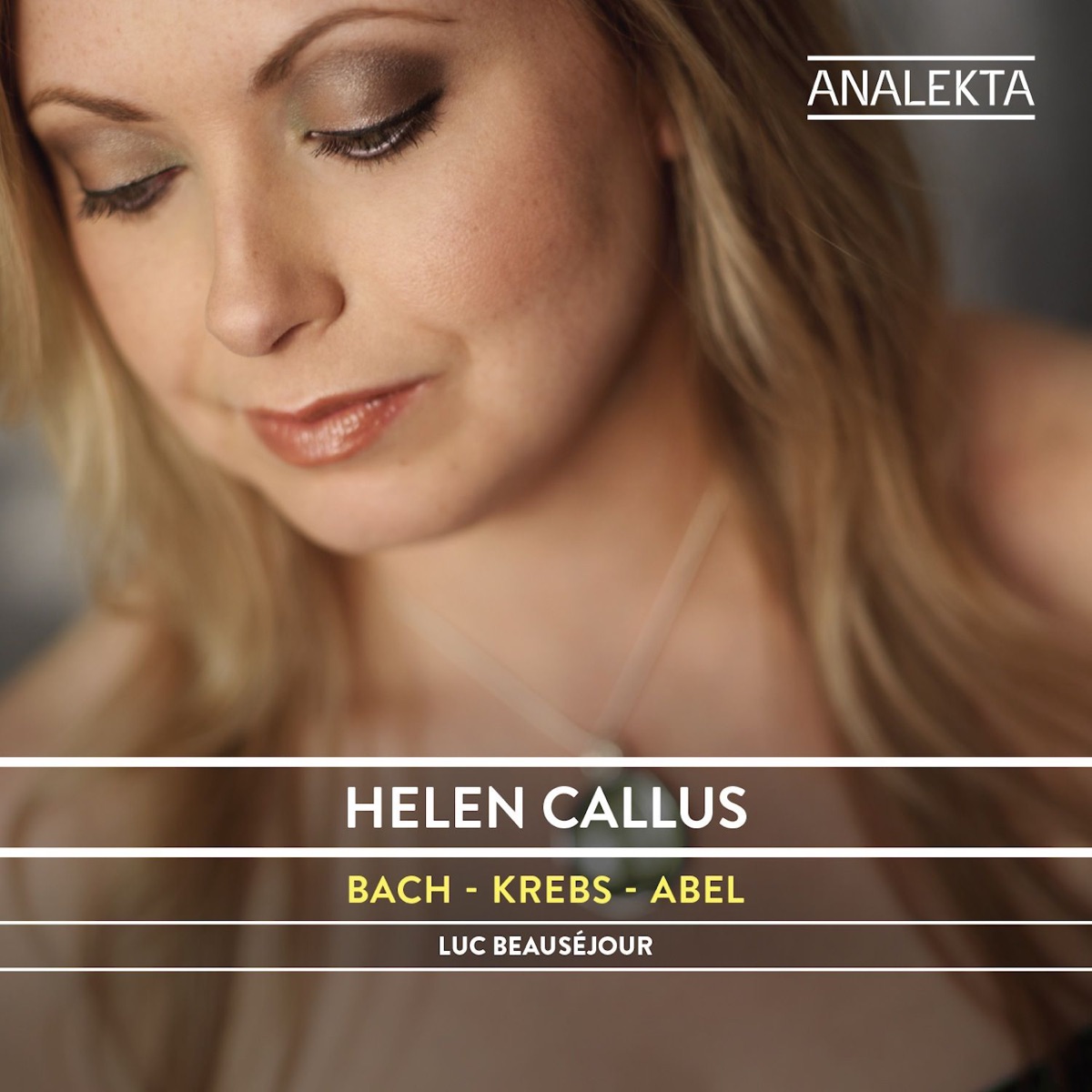 Bach - Krebs - Abel by Helen Callus album cover