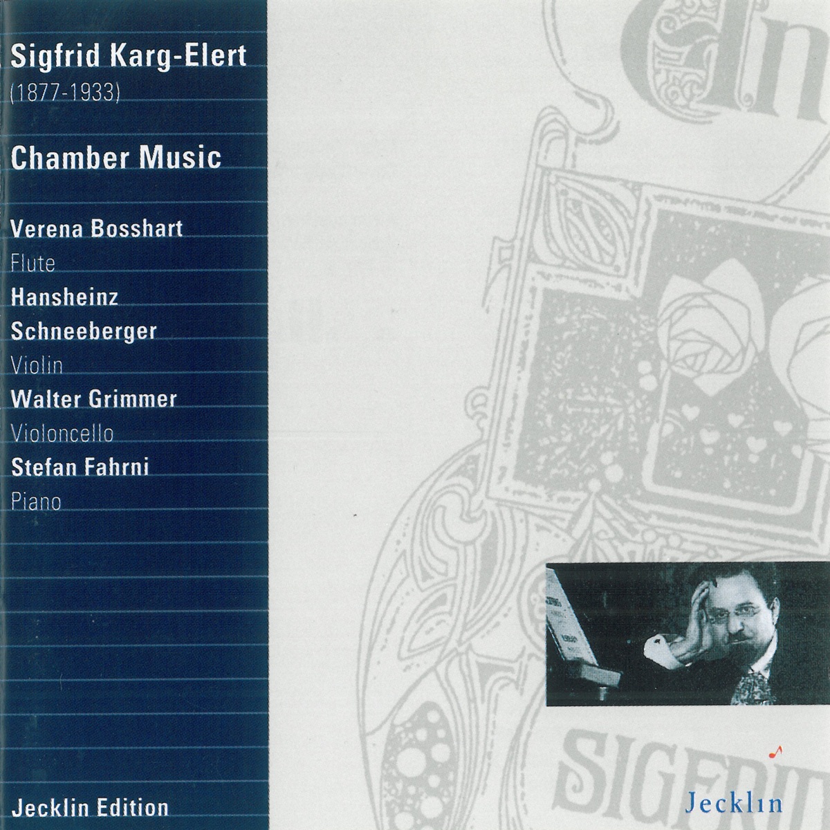 Sigfrid Karg-Elert: Chamber Music by Verene Bosshart, Stefan Fahrni & Walter Grimmer album cover