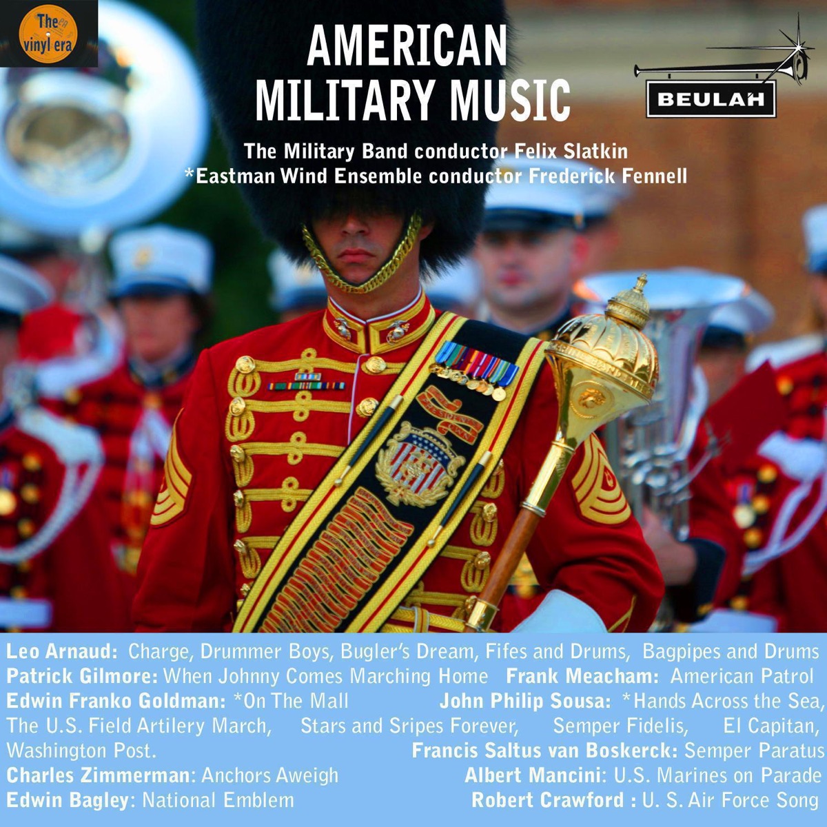 American Military Music by The Military Band, Frederick Fennell & Felix Slatkin album cover