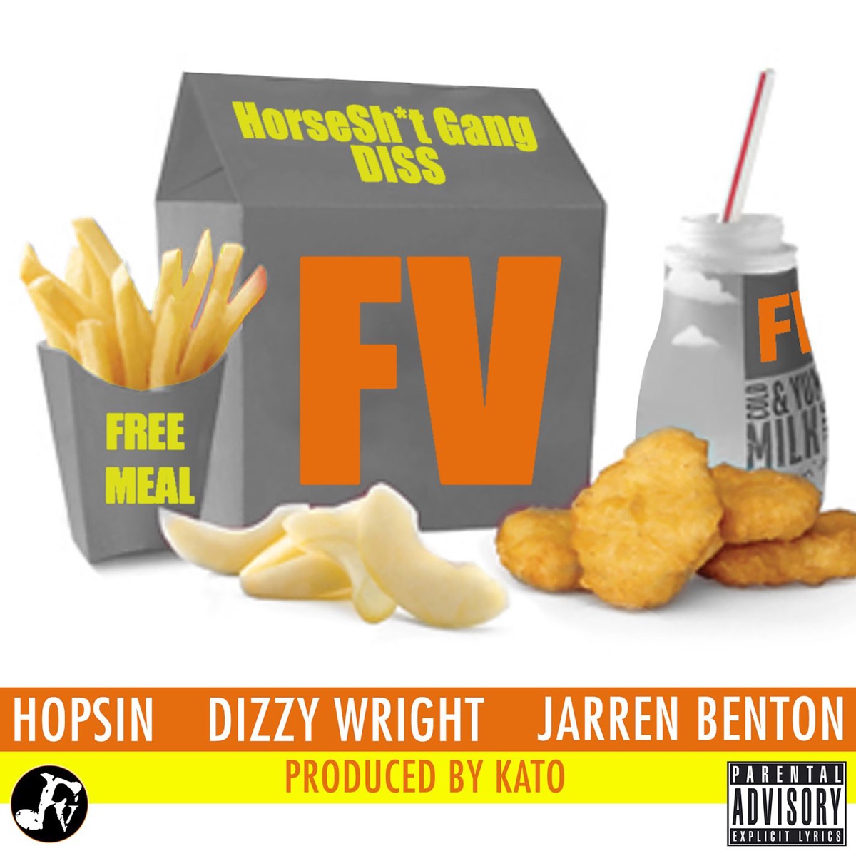 Free Meal - Single by Hopsin, Dizzy Wright & Jarren Benton album cover