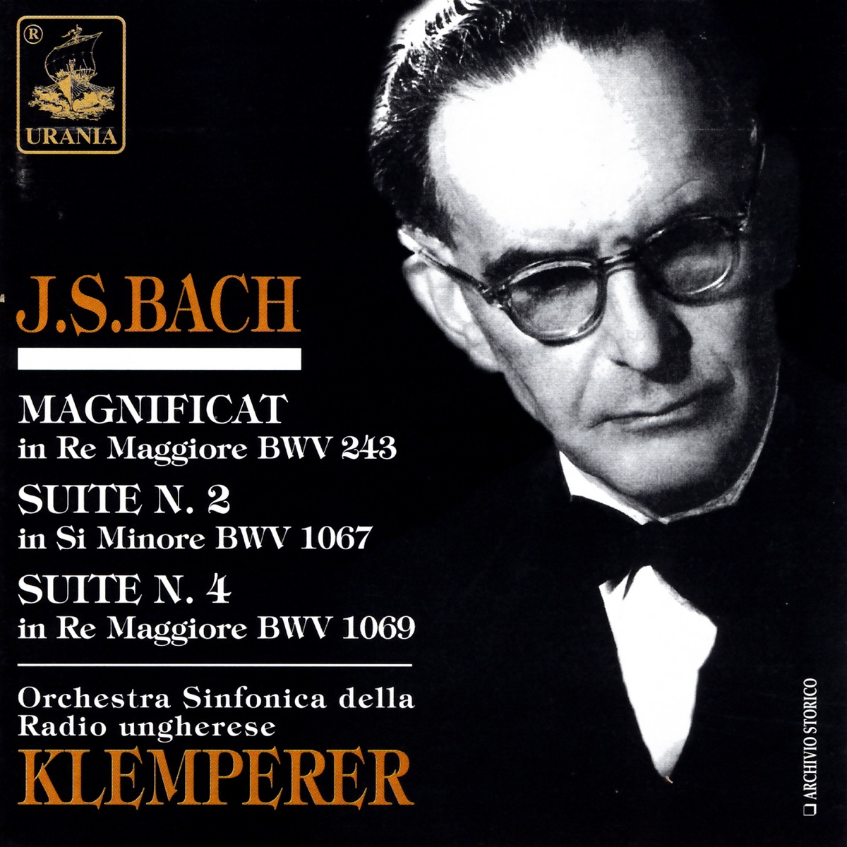 J.S. Bach: Magnificat, Suites Nos. 2 & 4 by Otto Klemperer, Hungarian Radio Symphony Orchestra & Budapest Chorus album cover