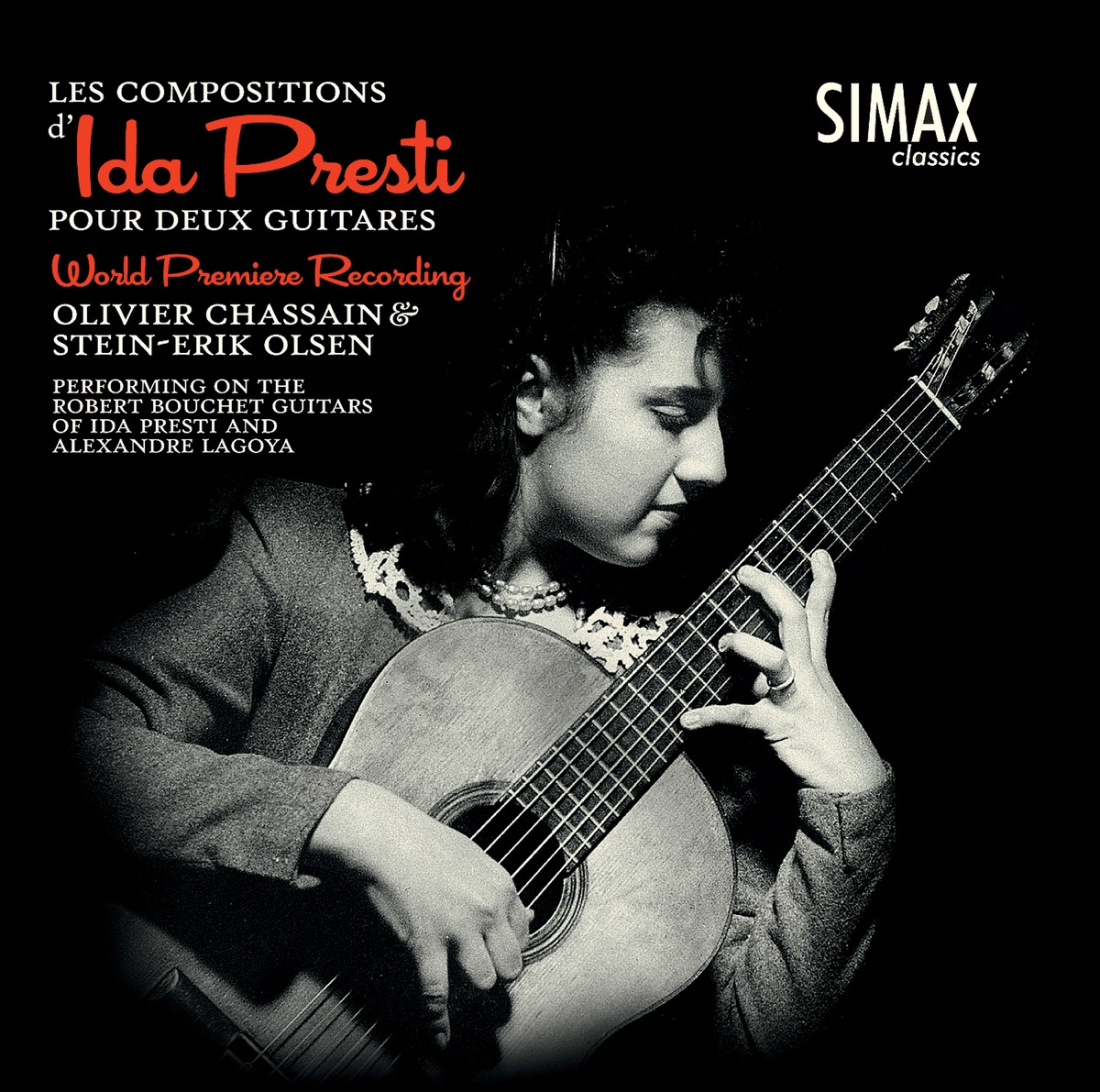 The Works of Ida Presti for Two Guitars (Les Compositions de Ida Presti Pour Deux Guitares) by Stein-Erik Olsen & Olivier Chassain album cover