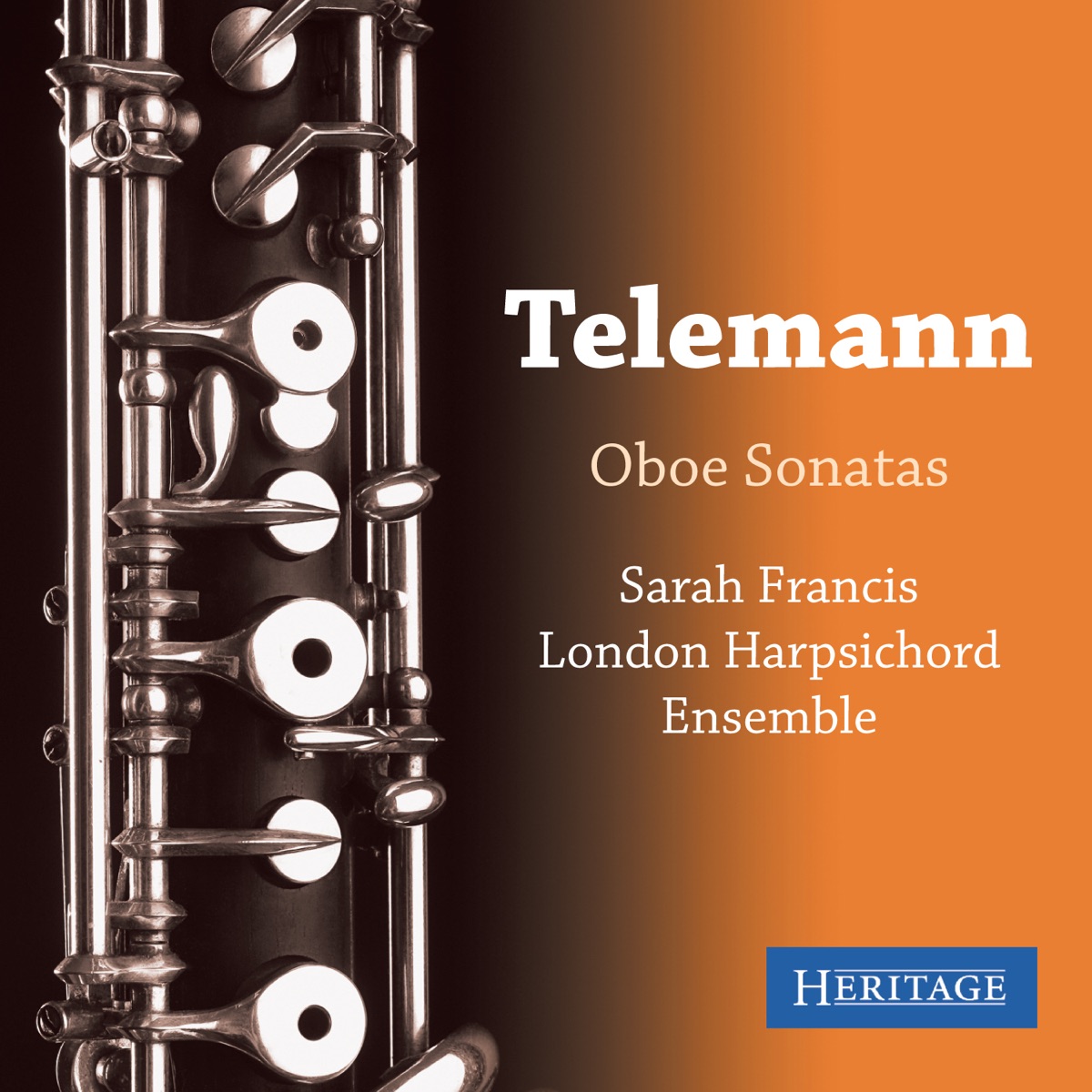 Telemann: Oboe Sonatas by London Harpsichord Ensemble & Sarah Francis album cover