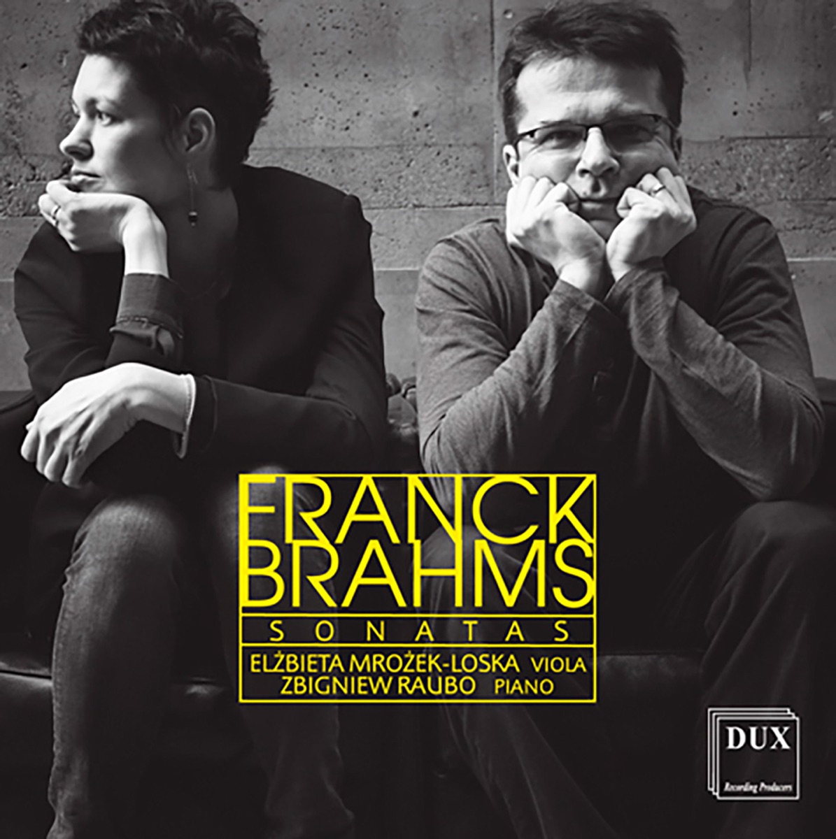 Franck & Brahms: Sonatas by Elżbieta Mrożek-Loska & Zbigniew Raubo album cover