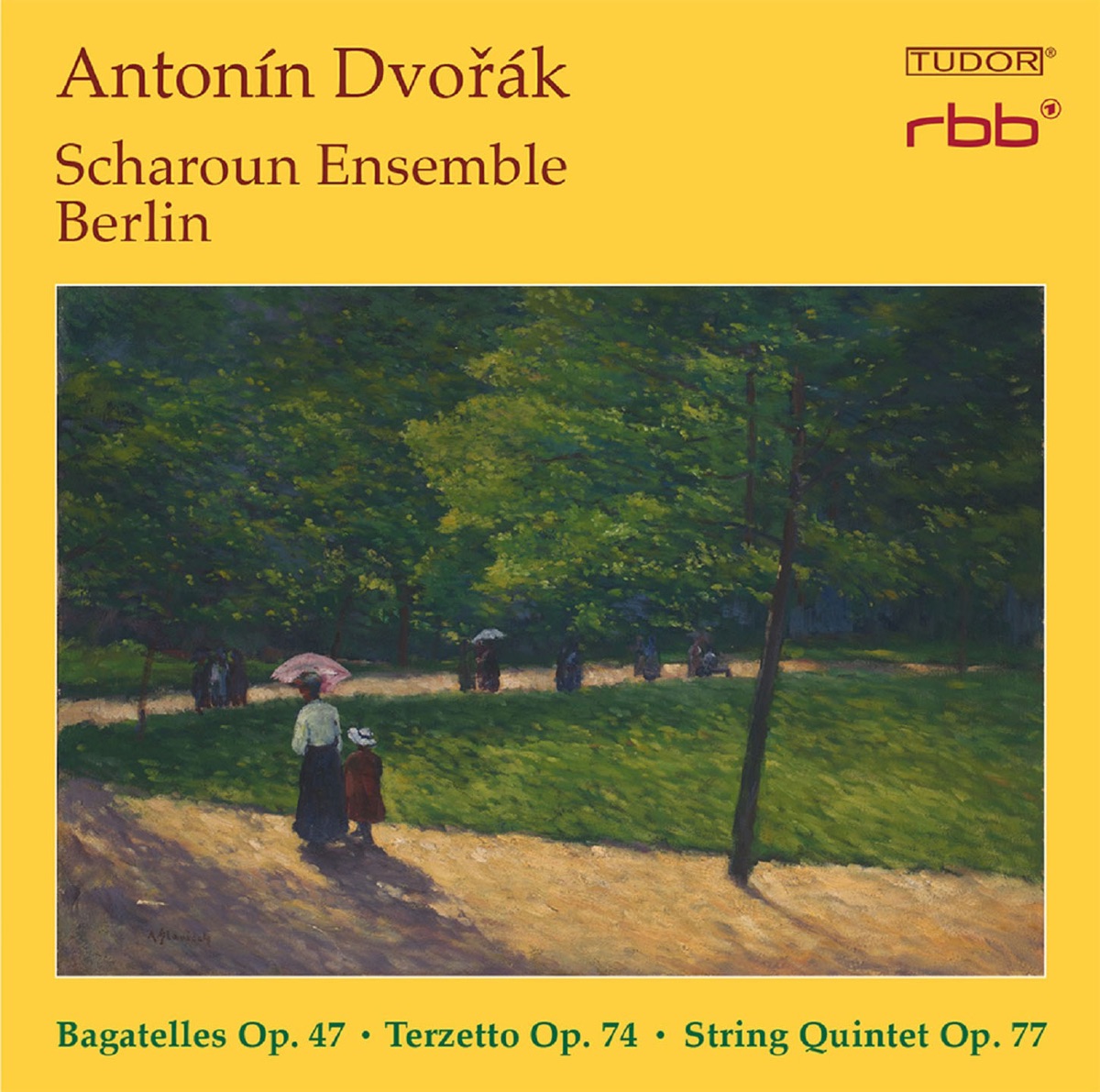 Dvořák: Bagatelles, Op. 47, Terzetto, Op. 74 & String Quintet, Op. 77 by Scharoun Ensemble album cover