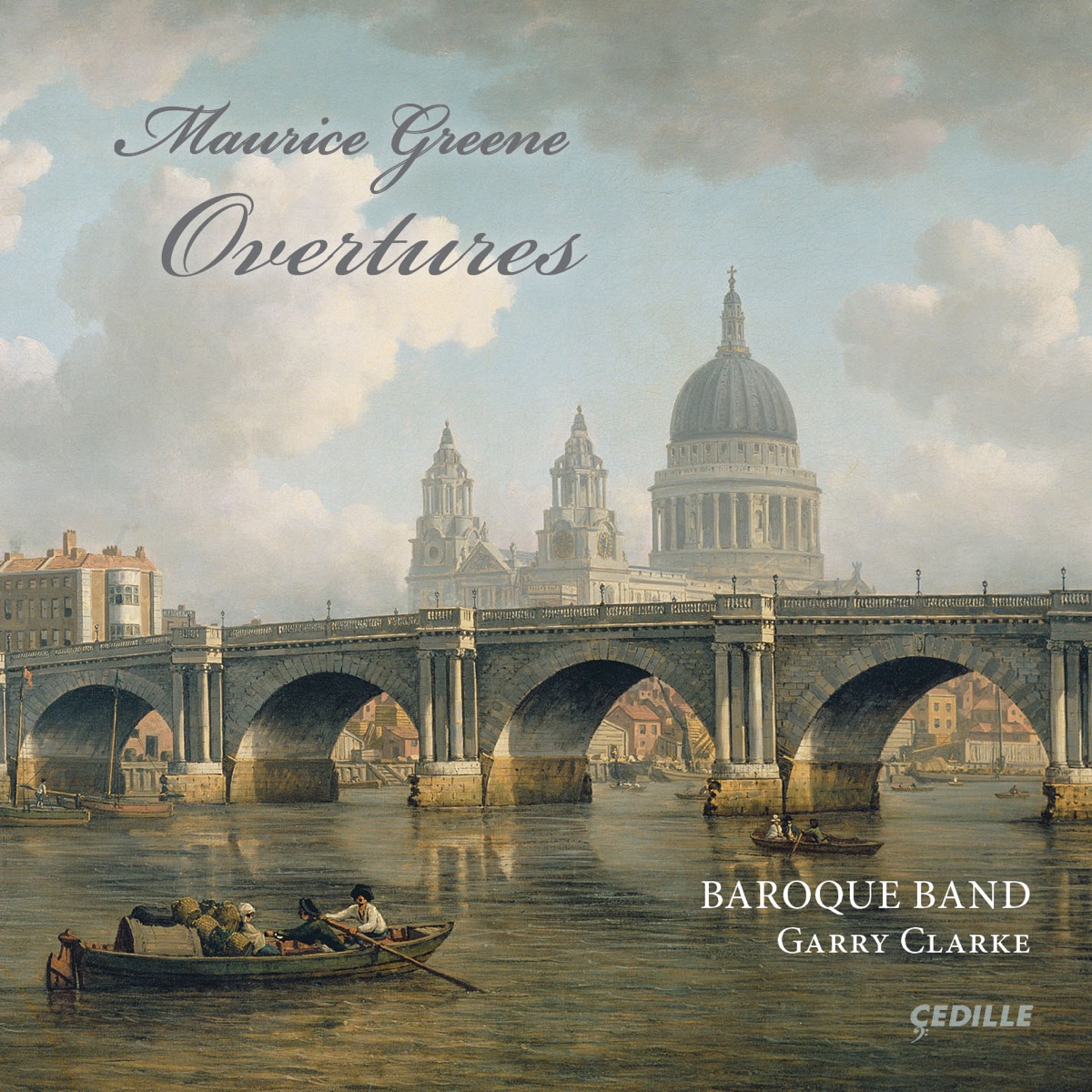 Greene: Overtures by Baroque Band, Garry Clarke & David Schrader album cover