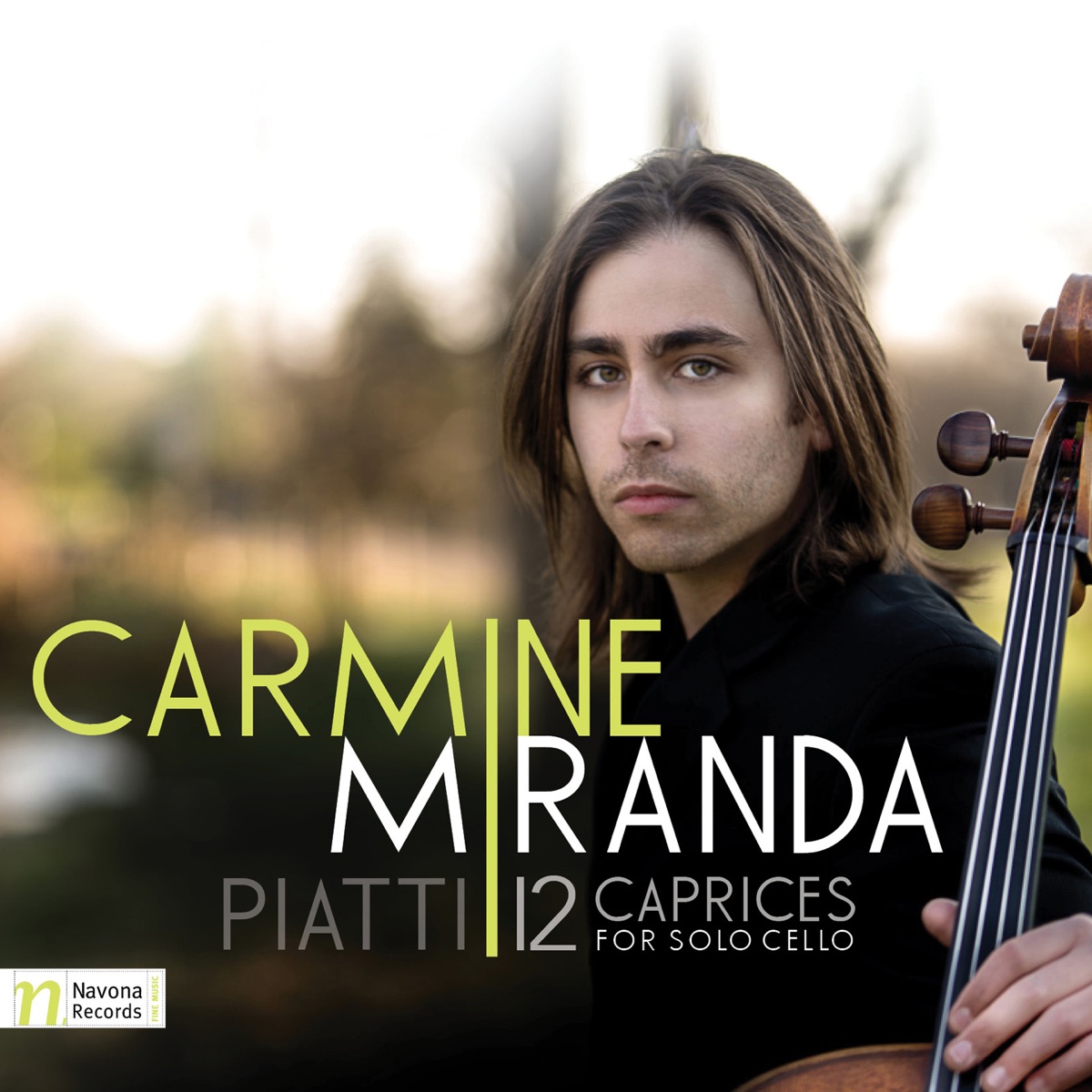 Piatti: 12 Caprices for Solo Cello, Op. 25 by Carmine Miranda album cover