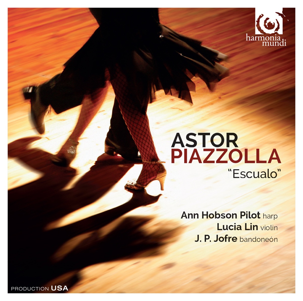 Astor Piazzolla: Escualo by Ann Hobson Pilot, Lucia Lin & JP Jofre album cover