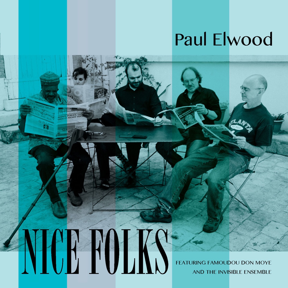 Nice Folks (feat. Famoudou Don Moye) by Paul Elwood & The Invisible Ensemble album cover