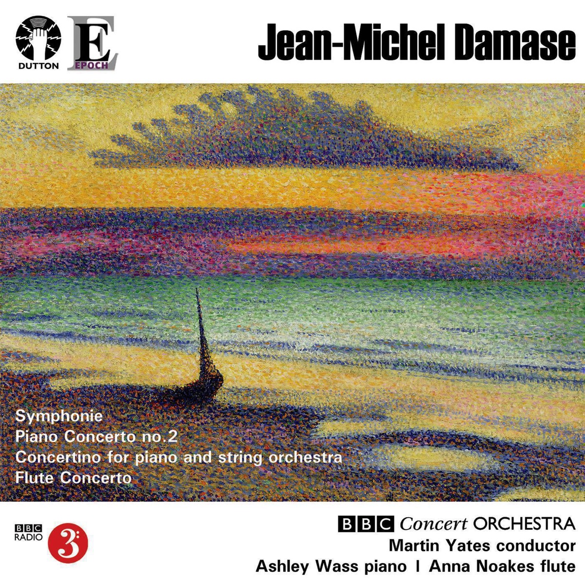 Damase: Symphonie, Piano & Flute Concertos by BBC Concert Orchestra & Martin Yates album cover