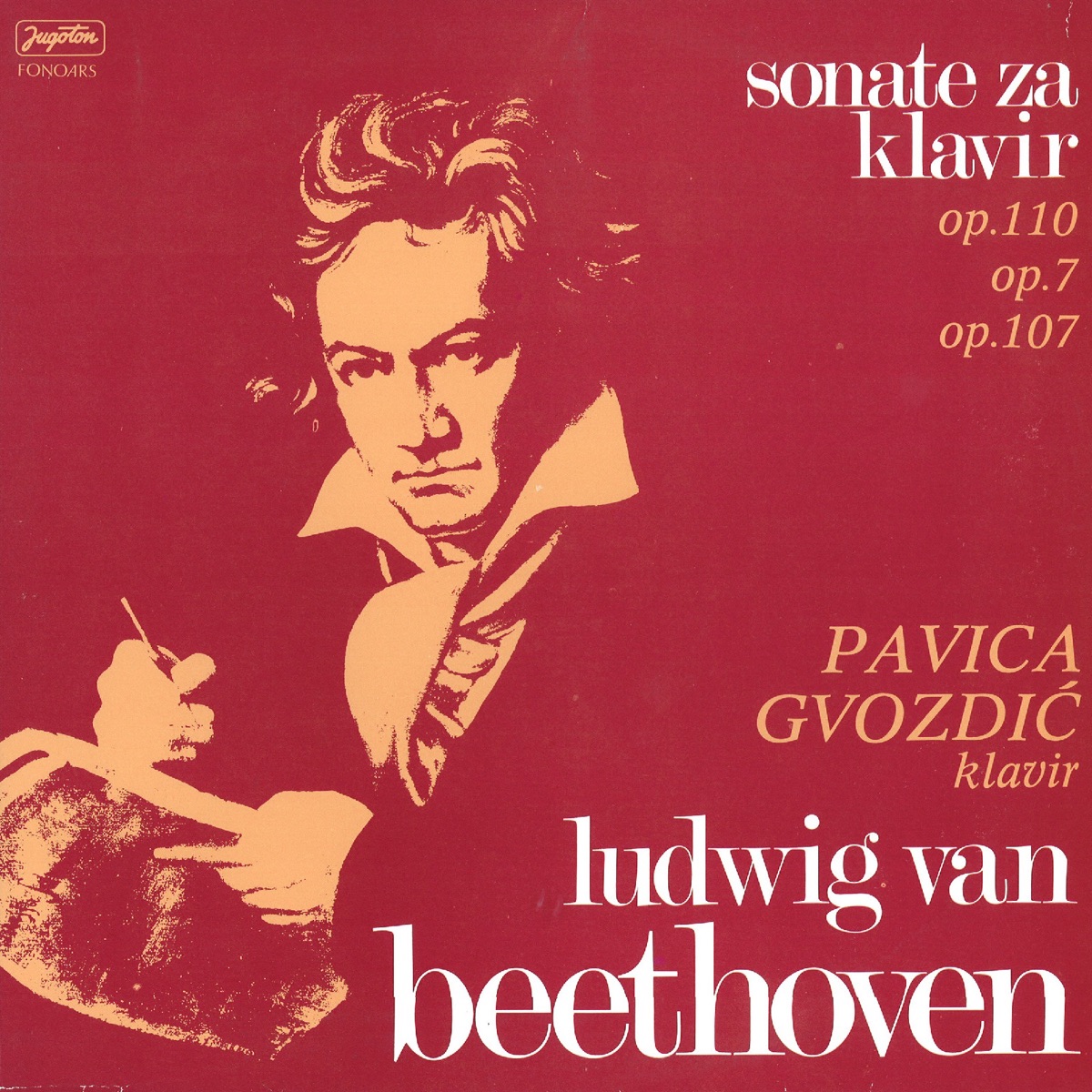 Ludwig van Beethoven: Sonate Za Klavir by Pavica Gvozdić album cover