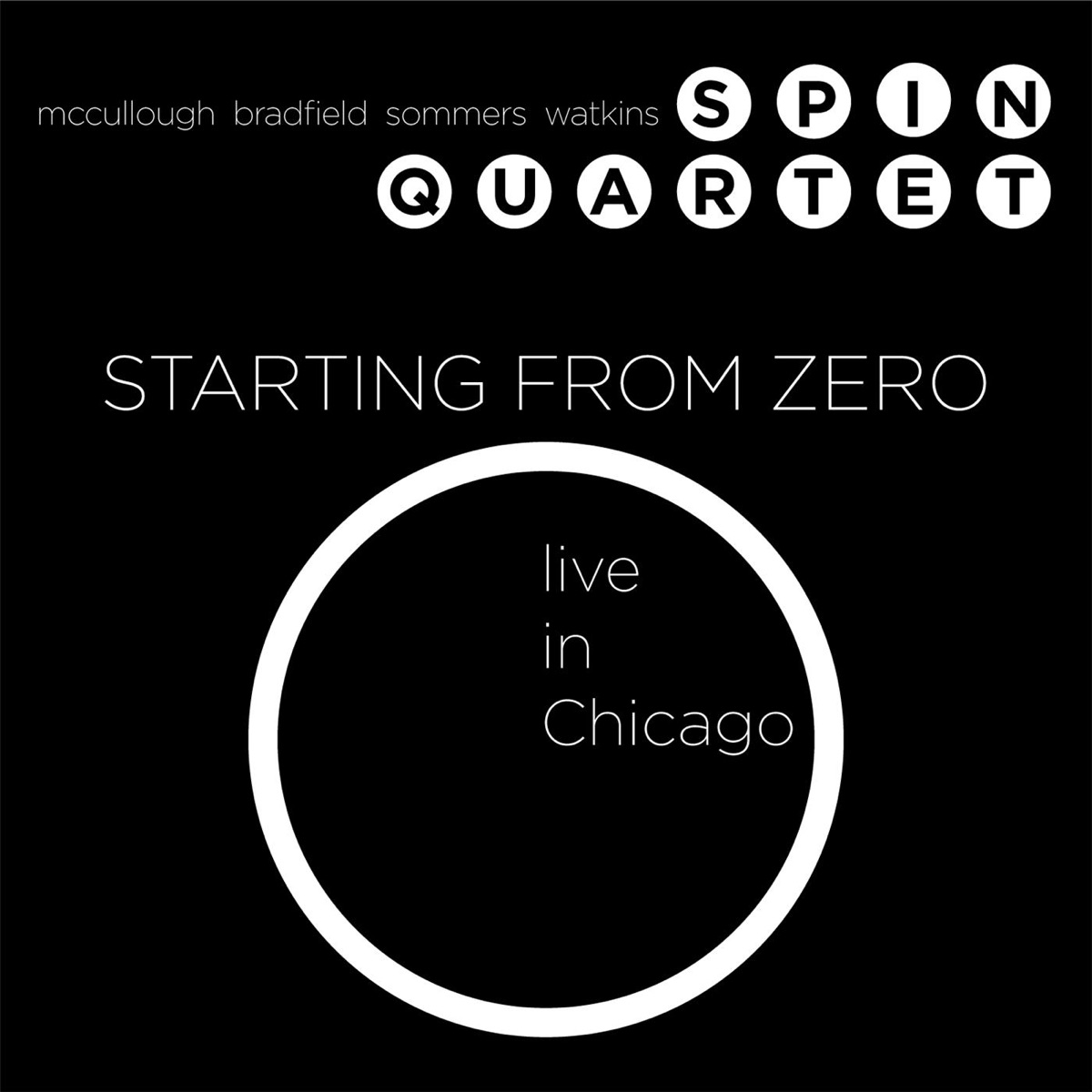 Starting from Zero: Live in Chicago by The Spin Quartet album cover