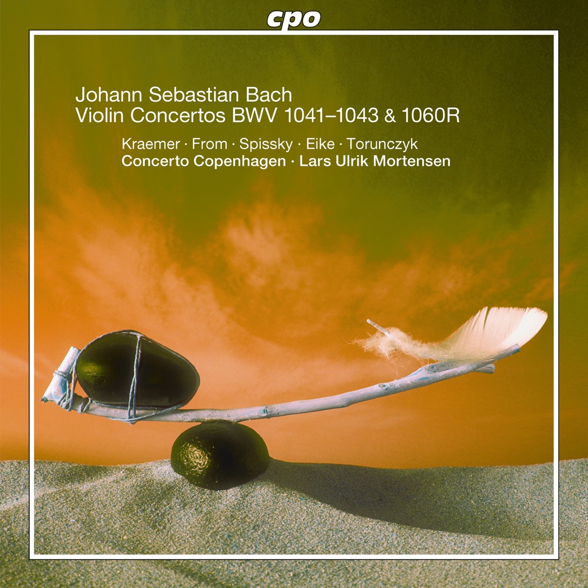 J.S. Bach: Violin Concertos, BWV 1041-1043 & Oboe Concerto, BWV 1060R by Concerto Copenhagen & Lars Ulrik Mortensen album cover
