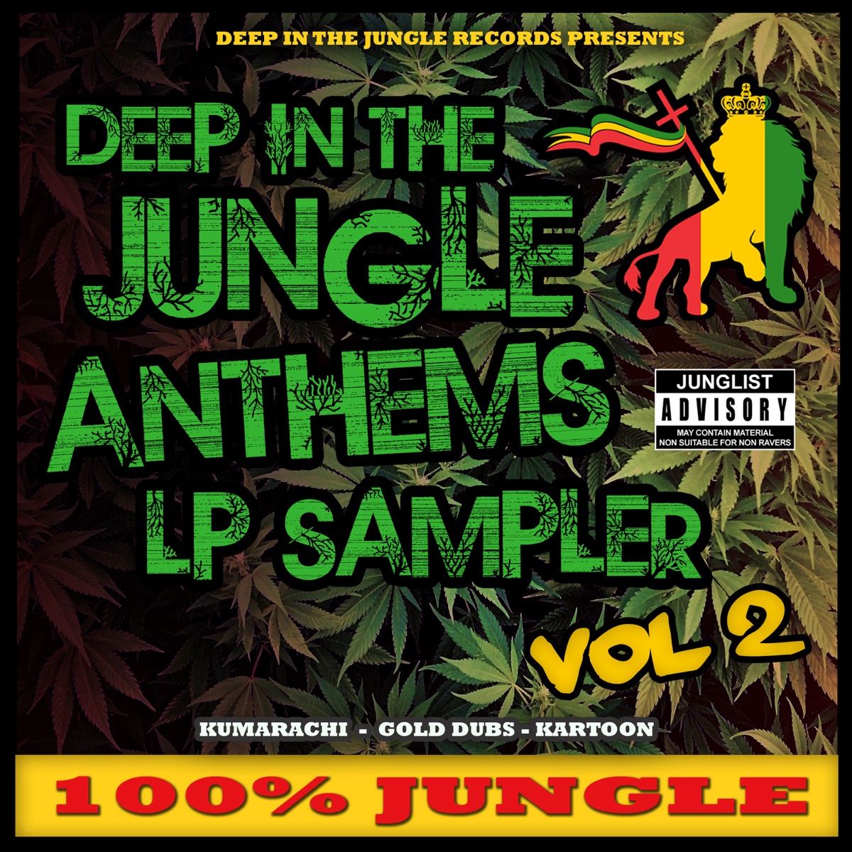 Deep In the Jungle Anthems - Album Sampler Vol 2 - Single by Kumarachi, GOLD Dubs & Kartoon album cover