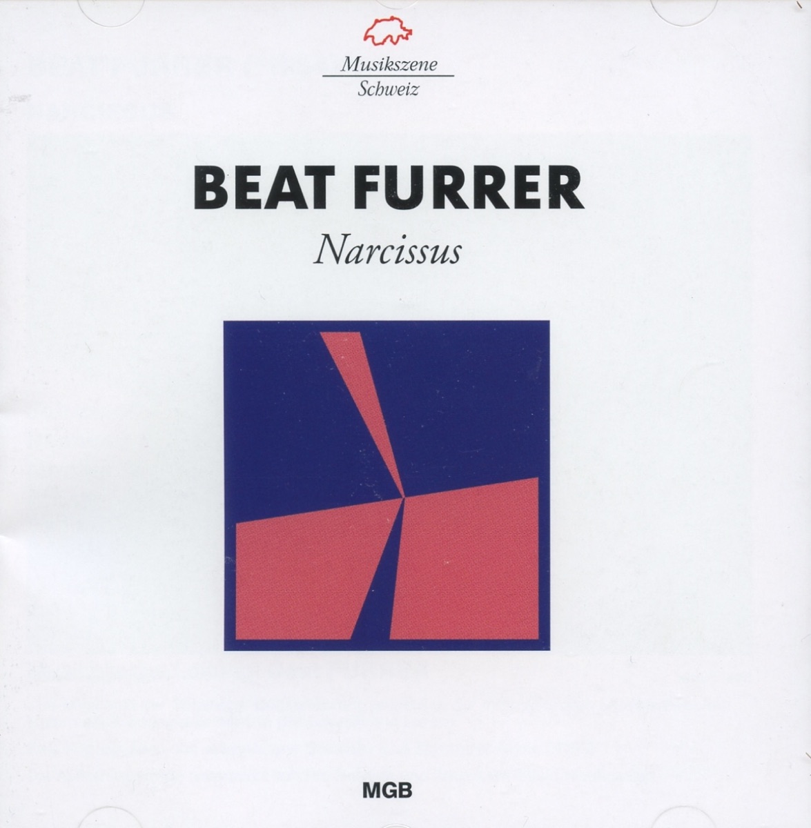 Furrer: Narcissus by Beat Furrer, Vokalensemble NOVA, Klangforum Wien, Radio-Coro de Stuttgart des SWR, Monika Bair-Ivenz, Julie Moffat, Johannes Chum & Hannes Hellmann album cover