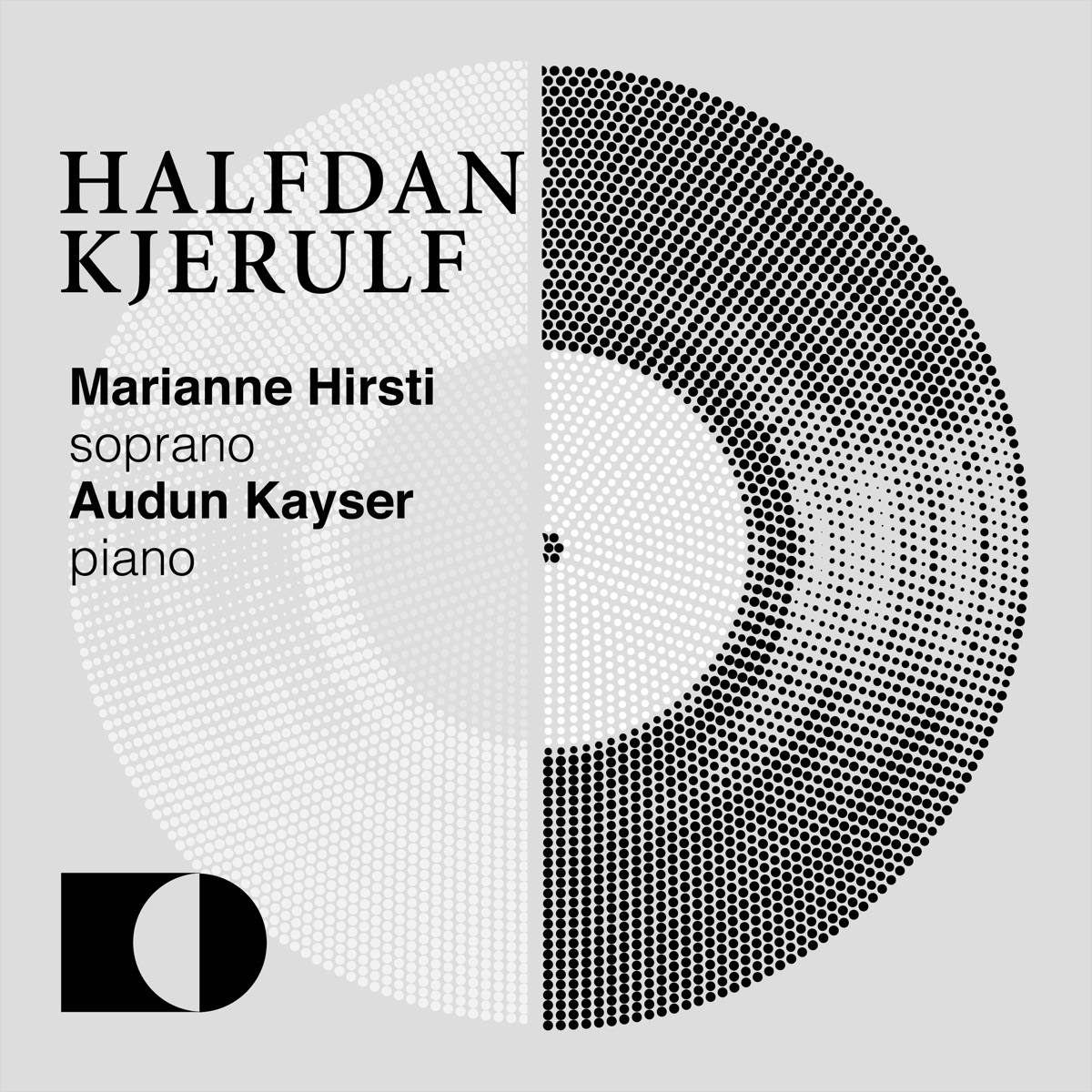 Halfdan Kjerulf Songs by Marianne Hirsti & Audun Kayser album cover