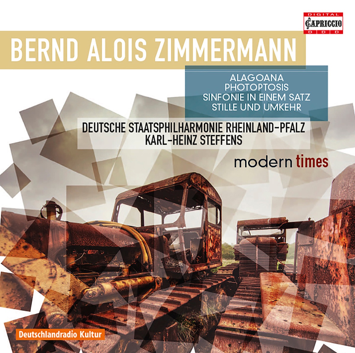 Zimmermann: Alagoana, Sinfonie in einem Satz, Photoptosis & Stille und Umkehr by Deutsche Staatsphilharmonie Rheinland-Pfalz & Karl-Heinz Steffens album cover
