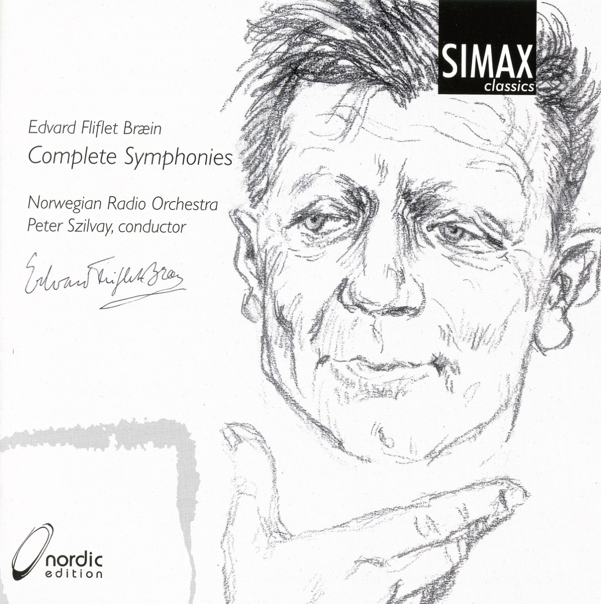 Bræin: Complete Symphonies by Norwegian Radio Orchestra & Peter Szilvay album cover