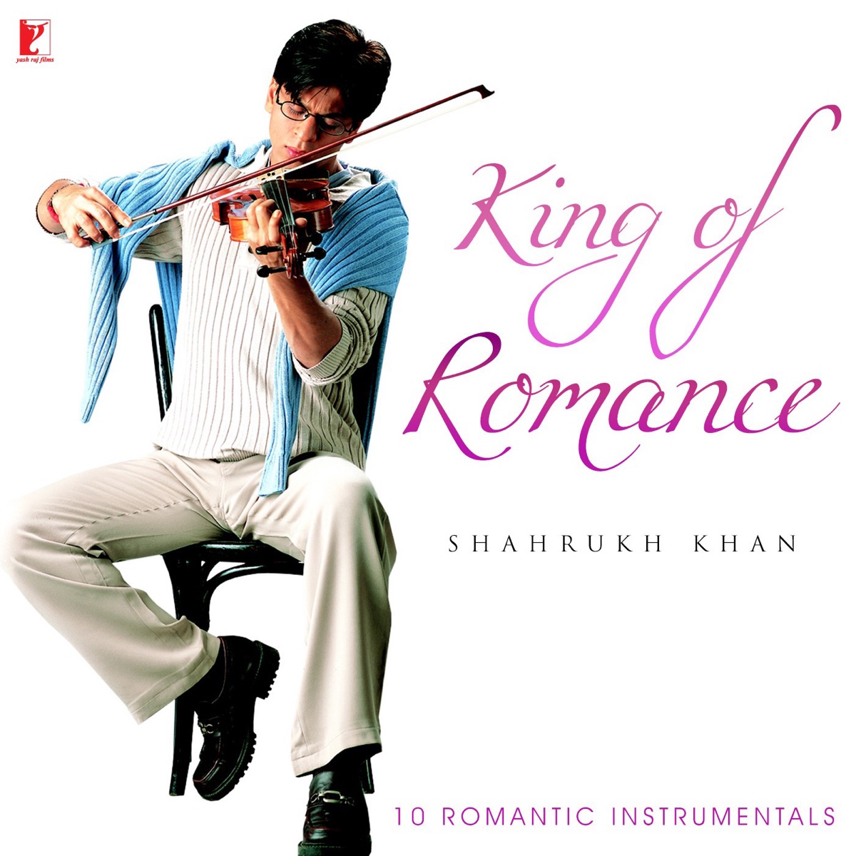 King of Romance Shahrukh Khan - 10 Romantic Instrumentals by Madan Mohan, Uttam Singh & Jatin-Lalit album cover
