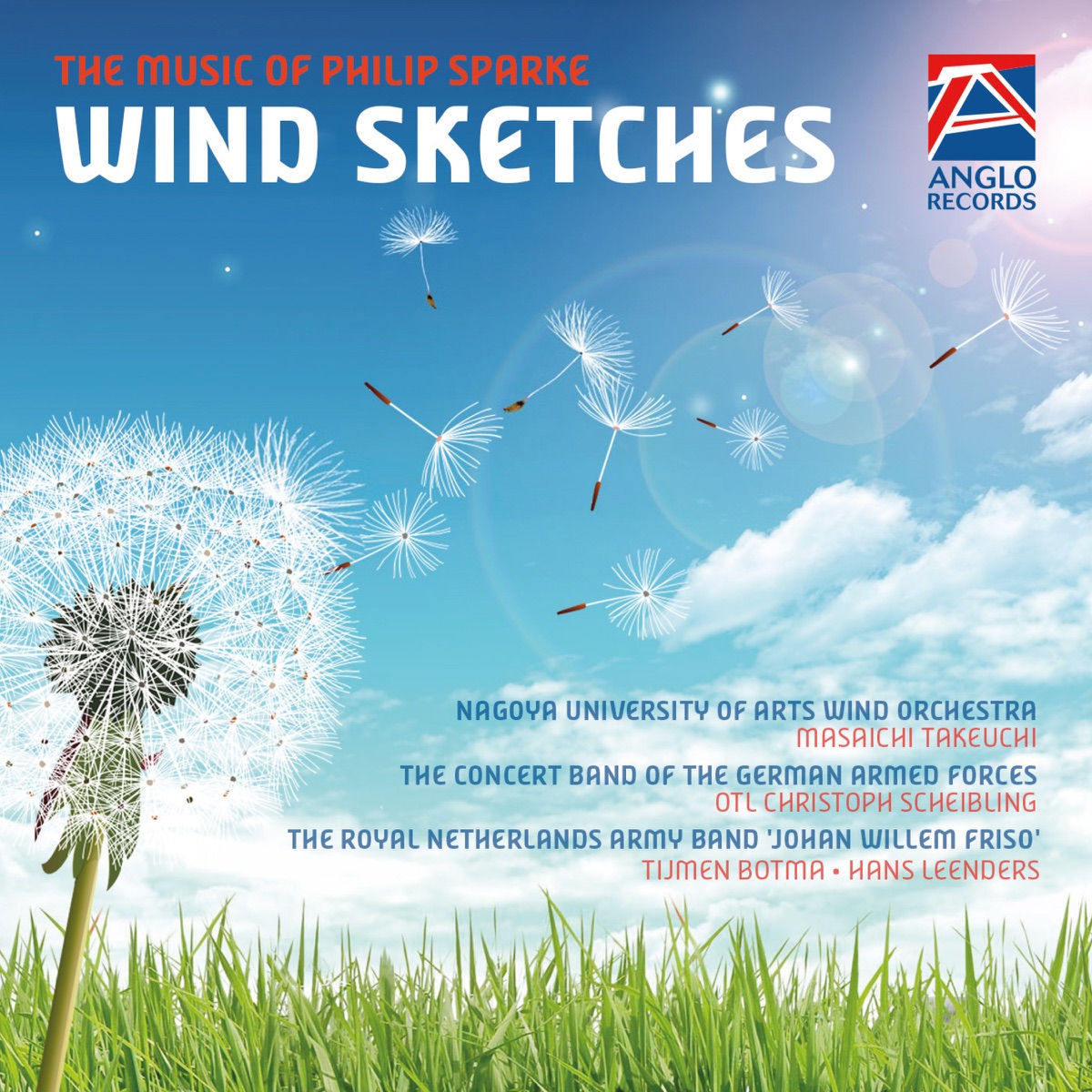 Wind Sketches - The Music of Philip Sparke by The Royal Netherlands Army Band 'Johan Willem Friso', Tijmen Botma, Hans Leenders, The Concert Band of the German Armed Forces, OTL Christoph Scheibling, Nagoya University of Arts Wind Orchestra & Masaichi Takeuchi album cover