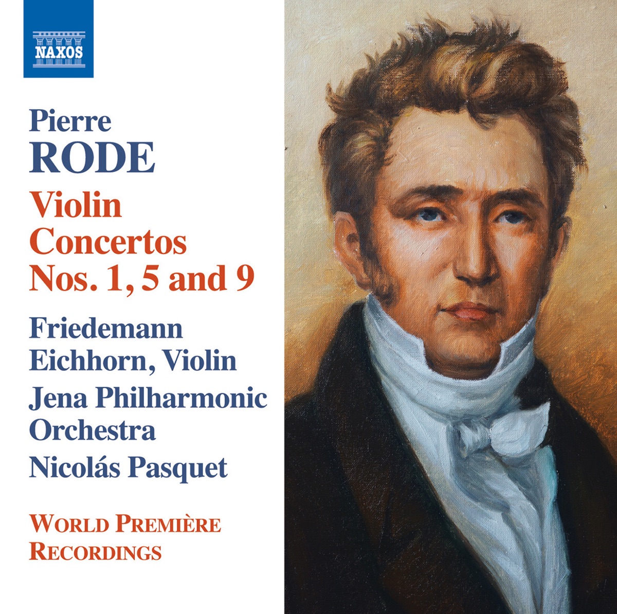 Rode: Violin Concertos Nos. 1, 5 & 9 by Friedemann Eichhorn, Jenaer Philharmonie & Nicolás Pasquet album cover